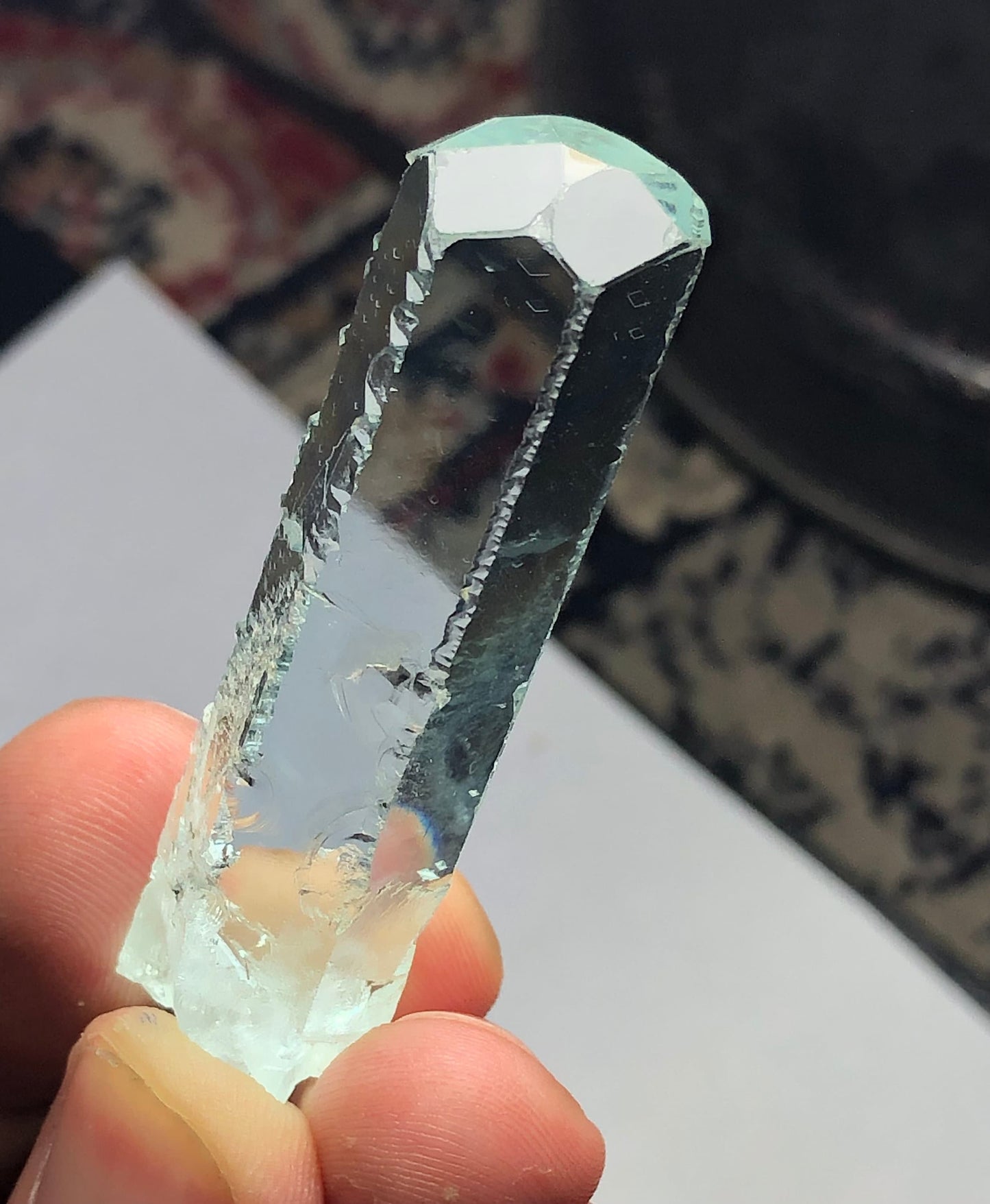 Natural facet grade Aquamarine crystal 103 carat