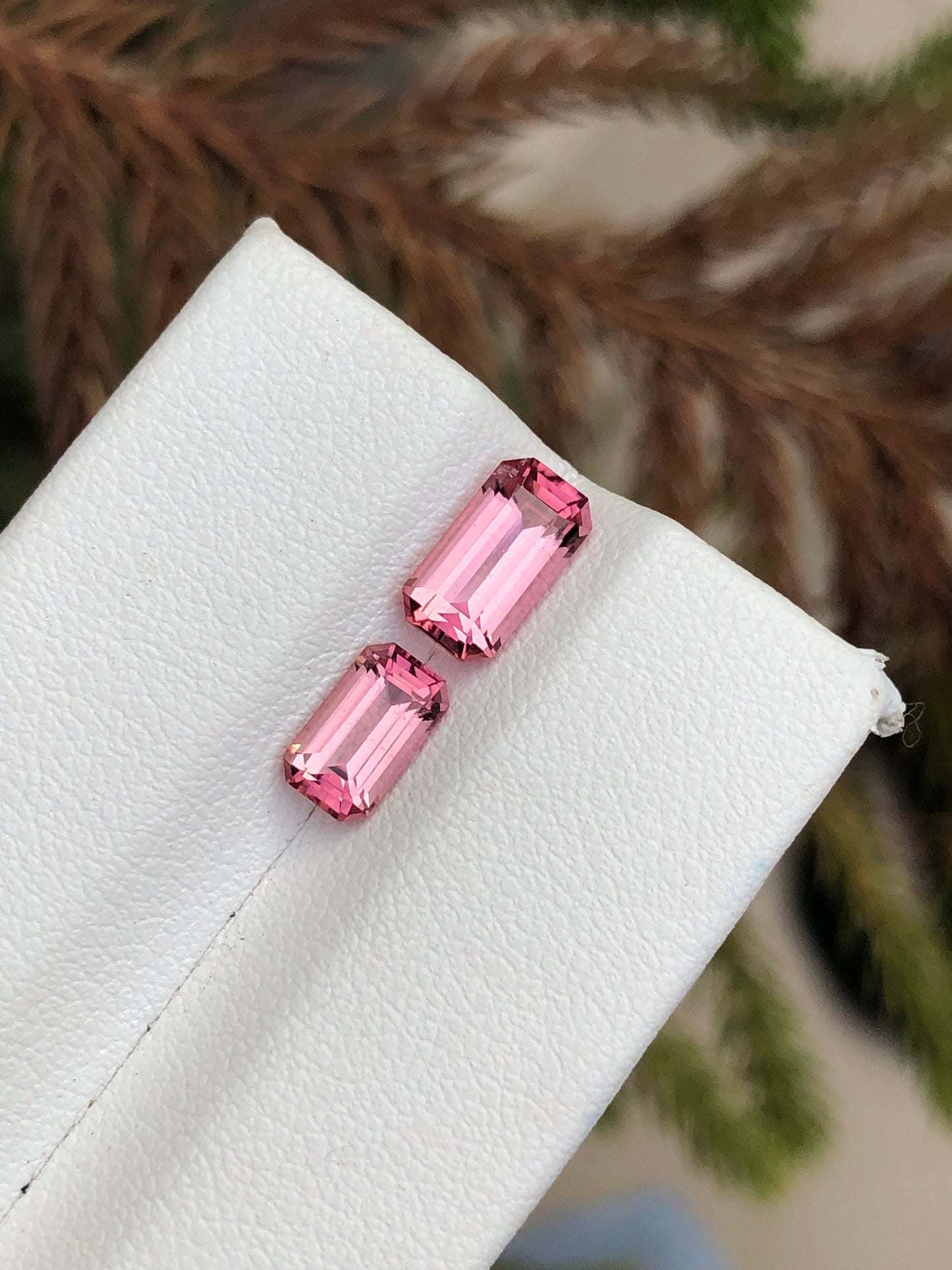 Natural pink tourmalines 2.25 carats