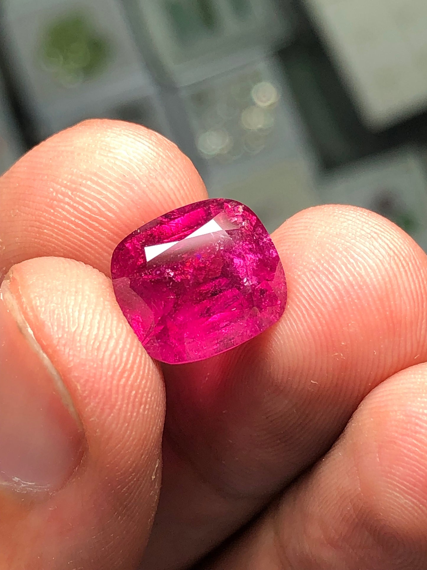 Rubilight tourmaline 6.20 carat