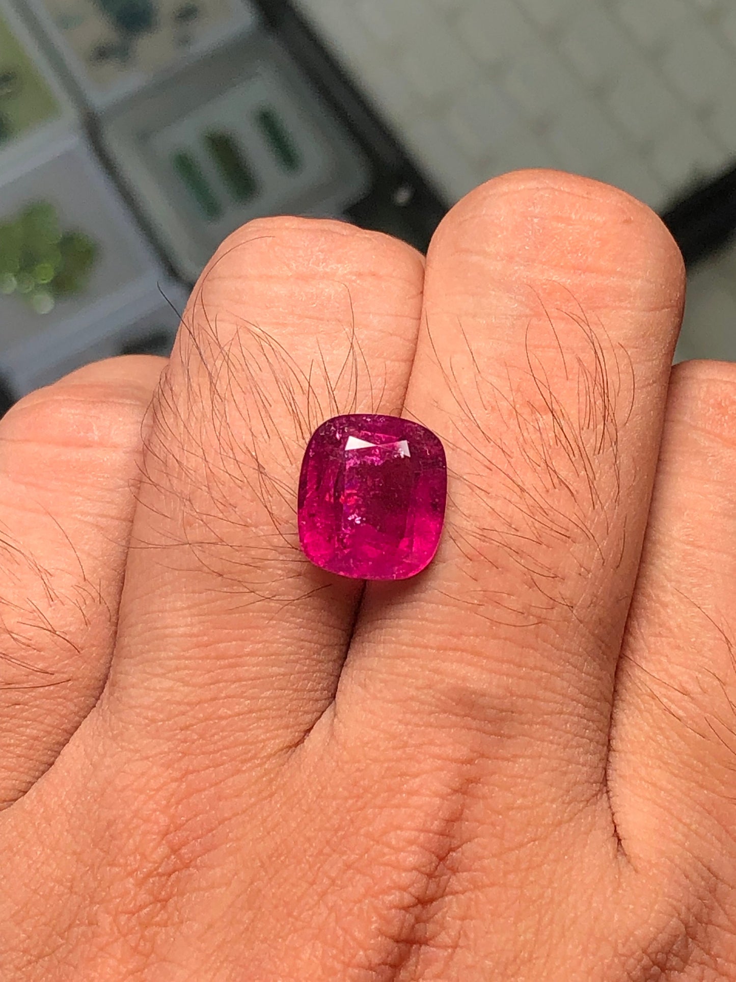 Rubilight tourmaline 6.20 carat