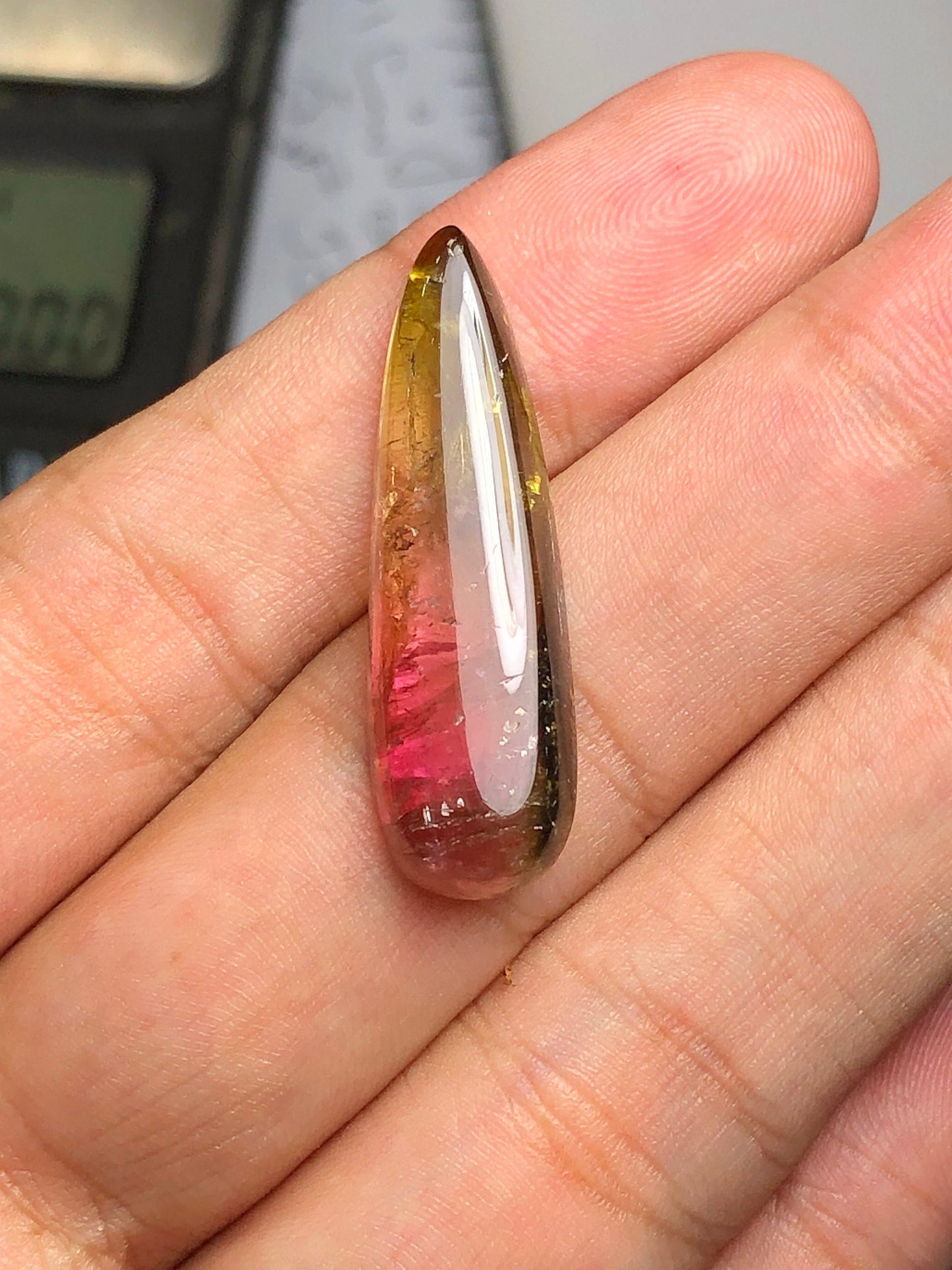 Natural Tourmaline cabochon 17.80 carat