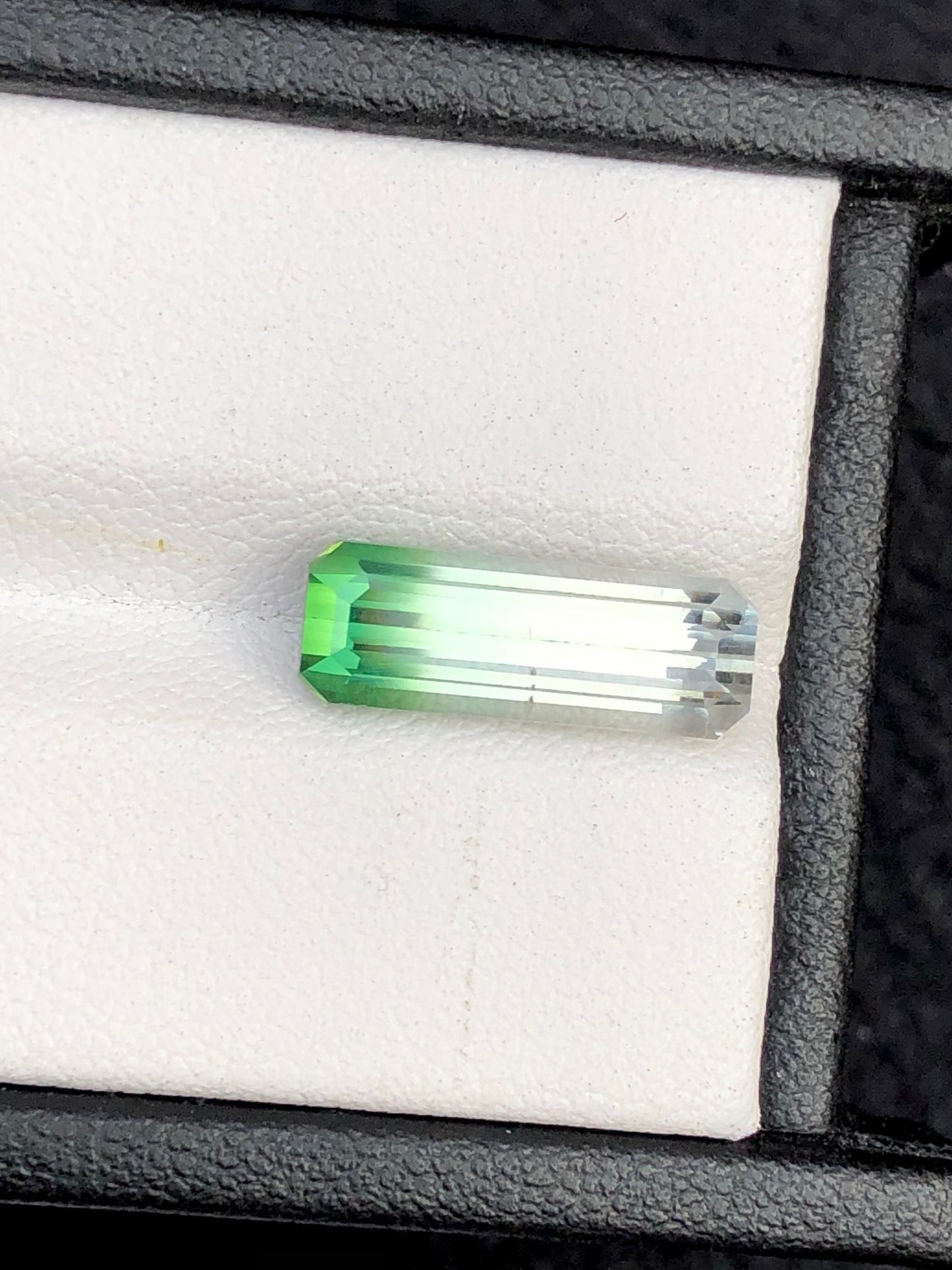 Natural unique bi colour tourmaline 4.50 carat