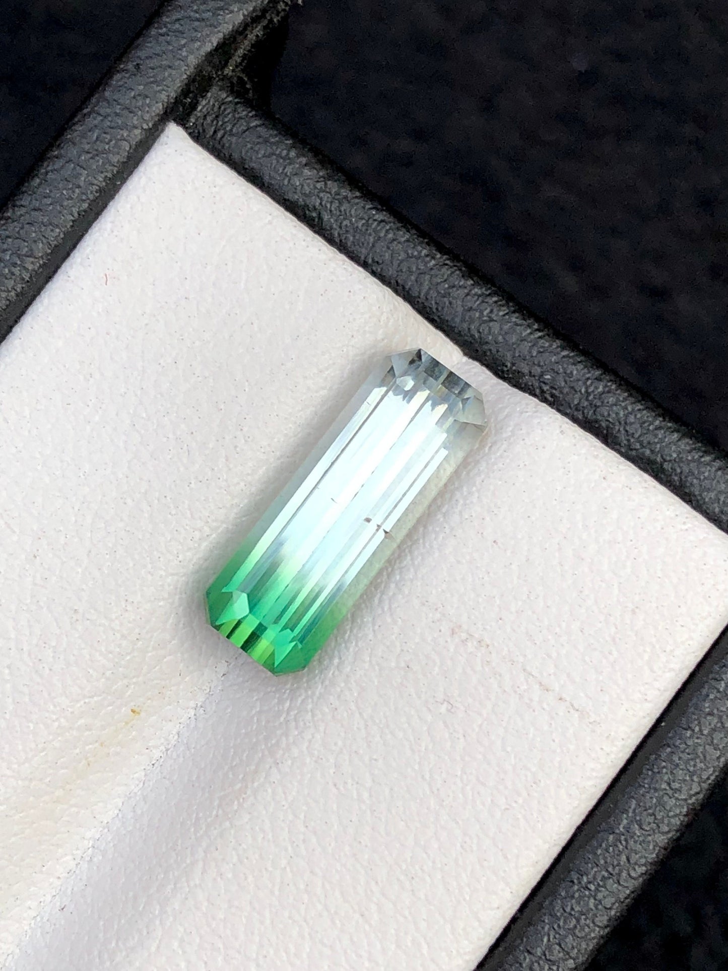 Natural unique bi colour tourmaline 4.50 carat