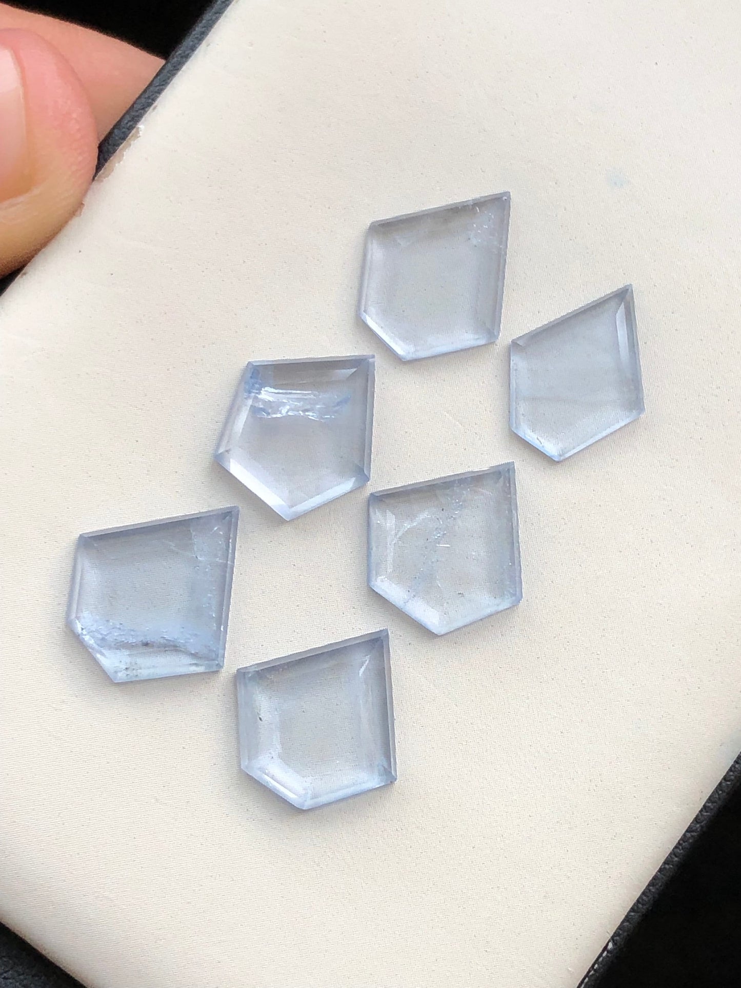 Ghoshanite pairs rose cuts 14.80 carats