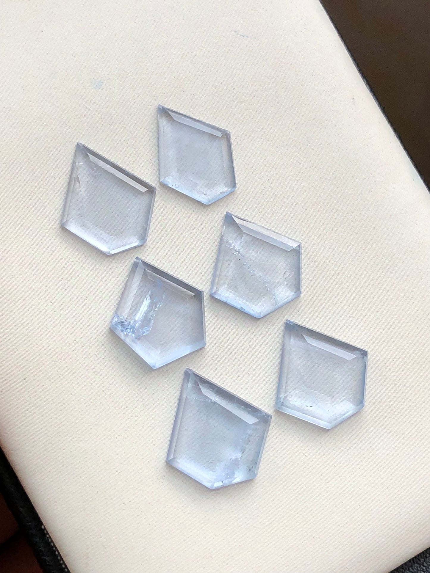 Ghoshanite pairs rose cuts 14.80 carats