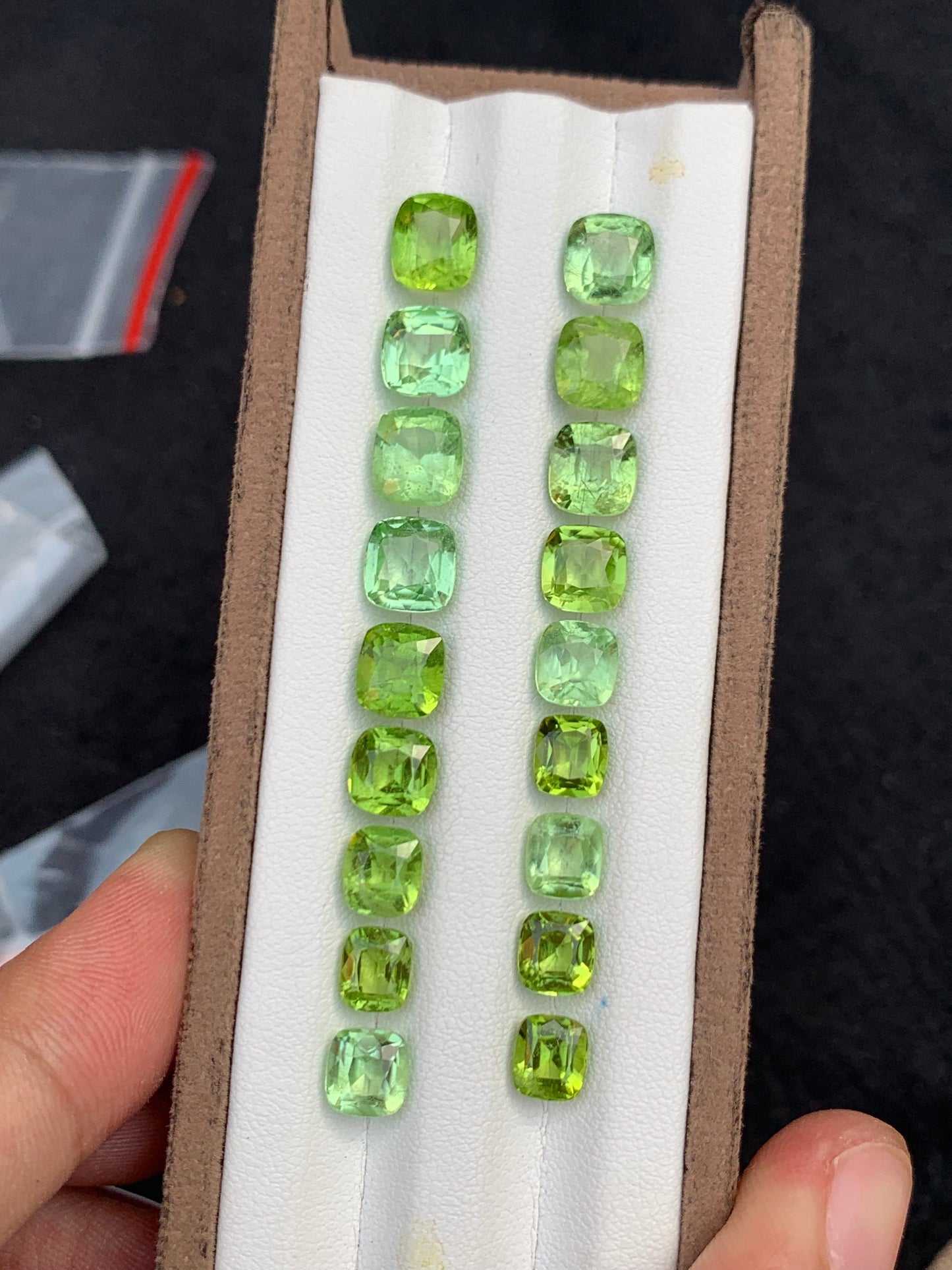 Natural peridot lot 29 carats