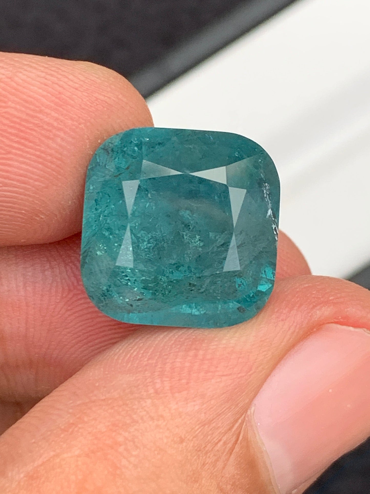 Blue tourmaline 16 carat