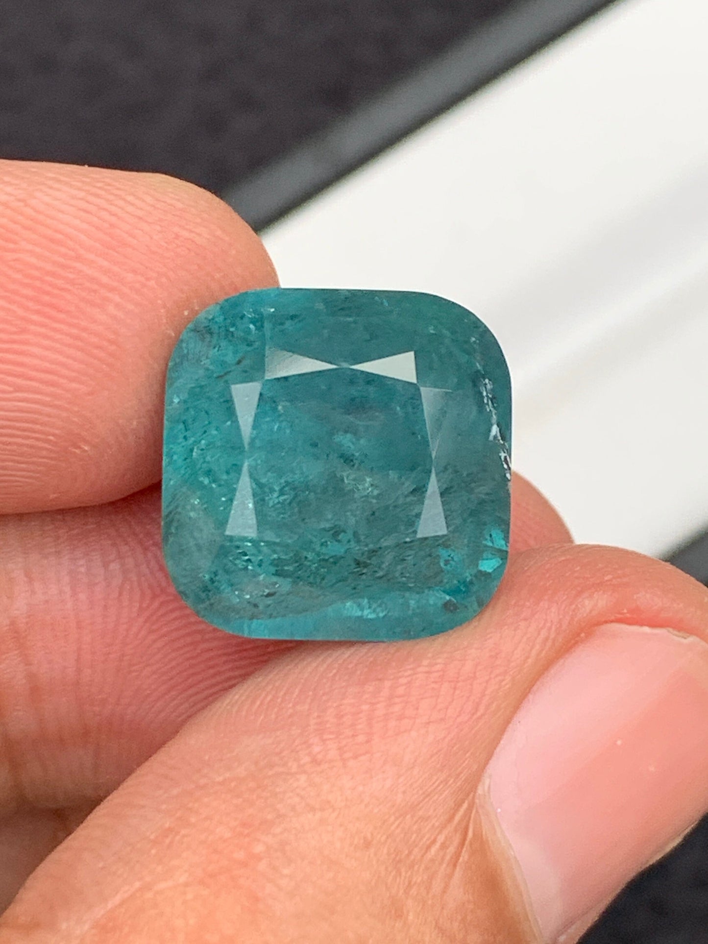 Blue tourmaline 16 carat