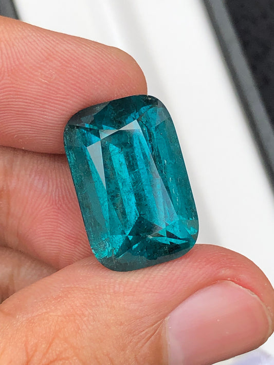 Neon blue tourmaline 21 carat