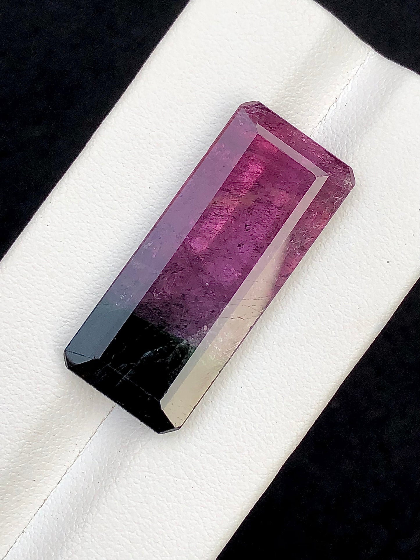 Natural bi colour tourmaline 26 carat