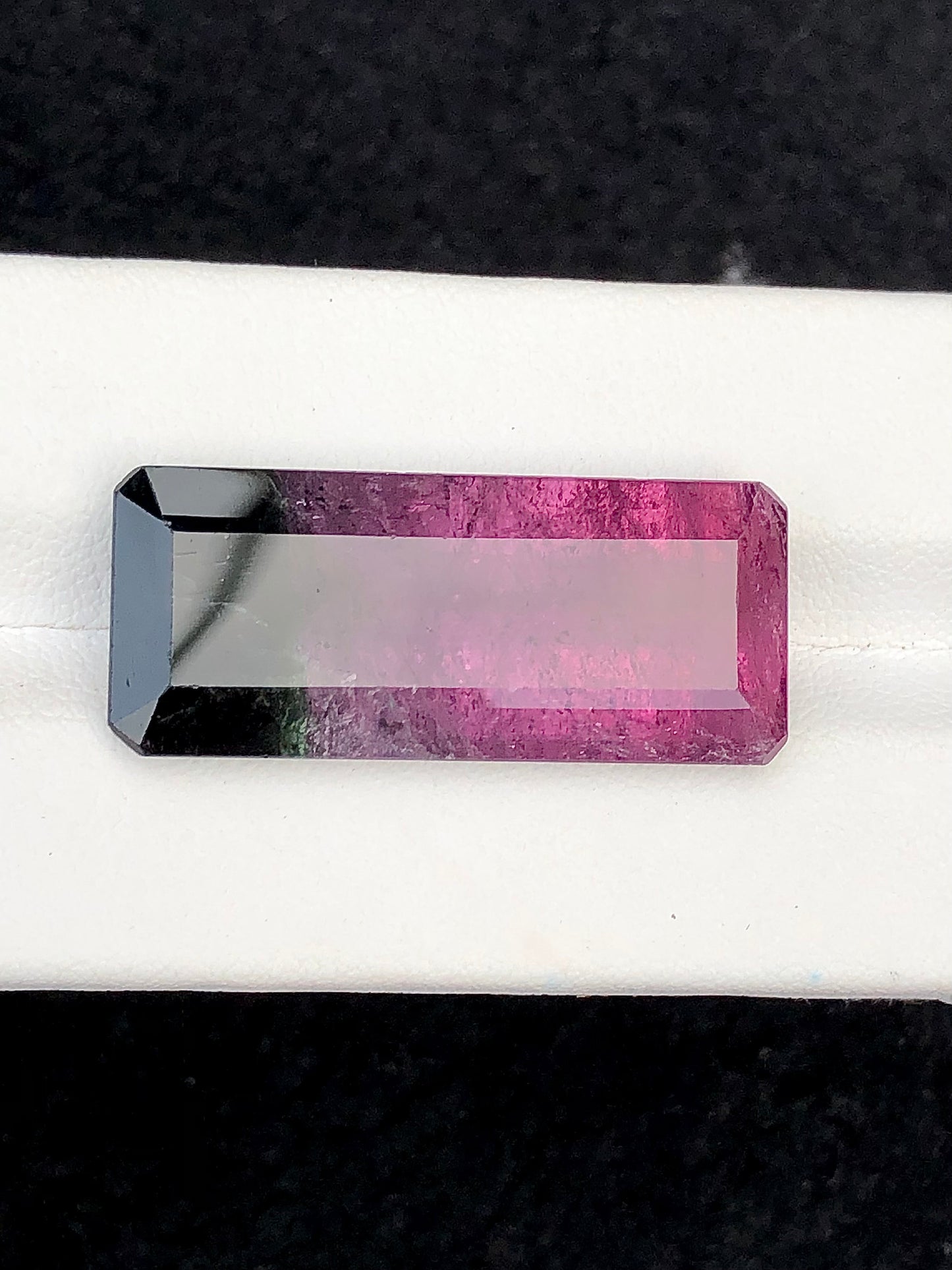 Natural bi colour tourmaline 26 carat