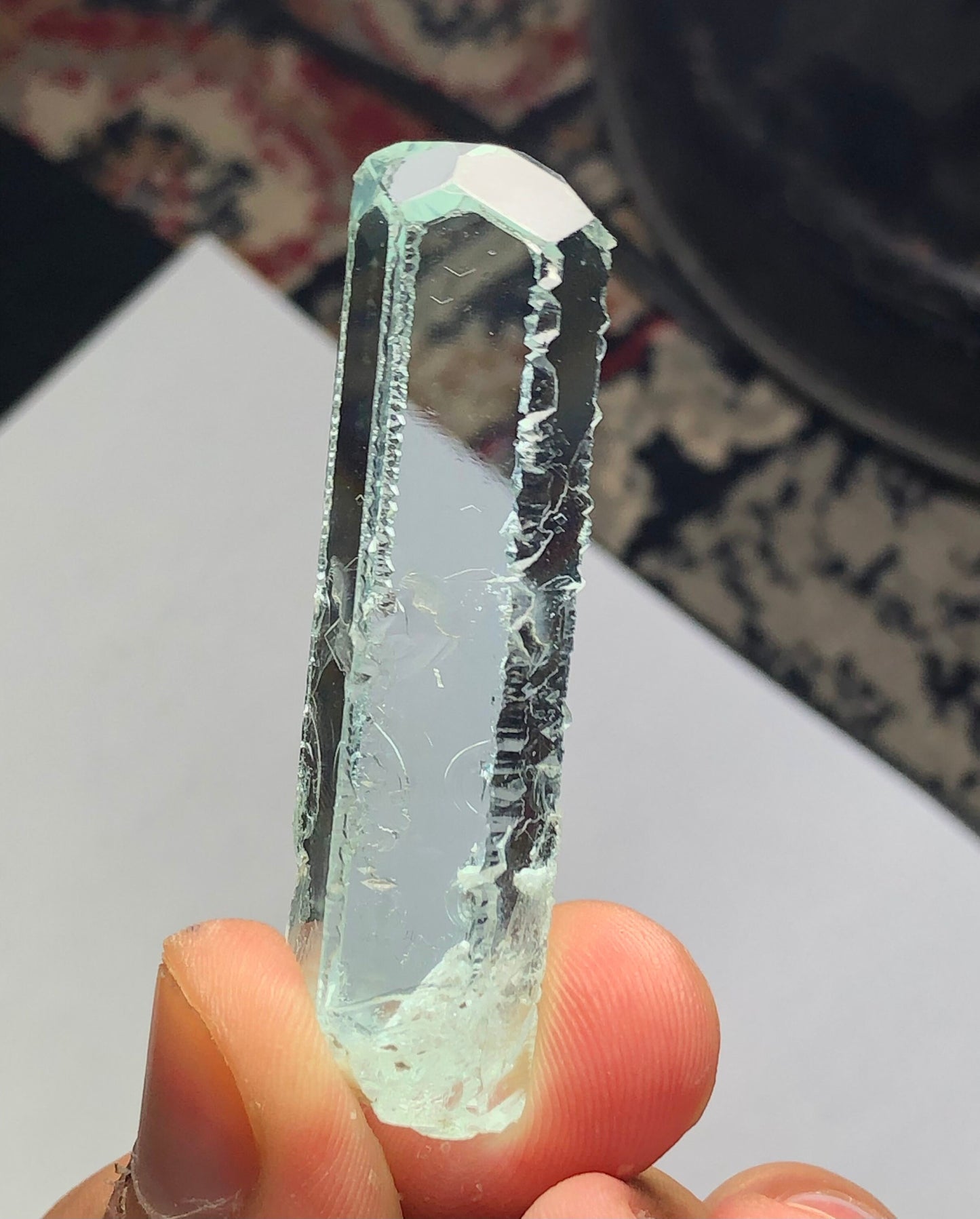 Natural facet grade Aquamarine crystal 103 carat