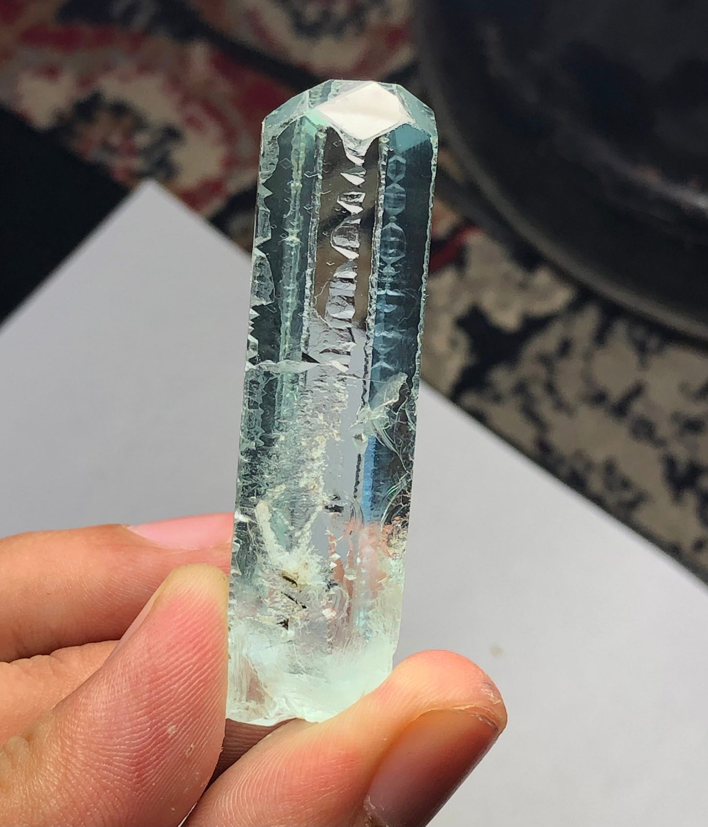 Natural facet grade Aquamarine crystal 103 carat