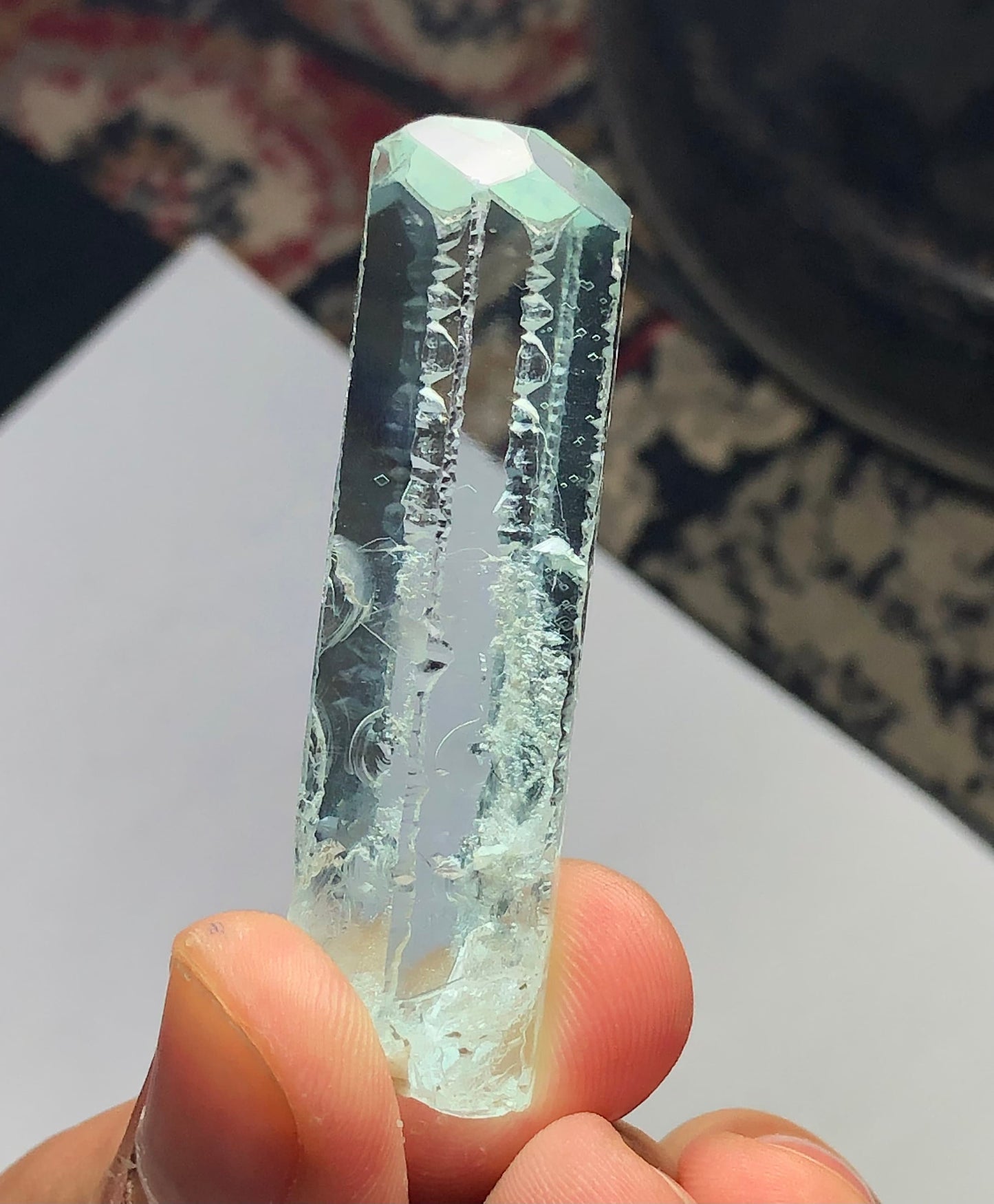 Natural facet grade Aquamarine crystal 103 carat