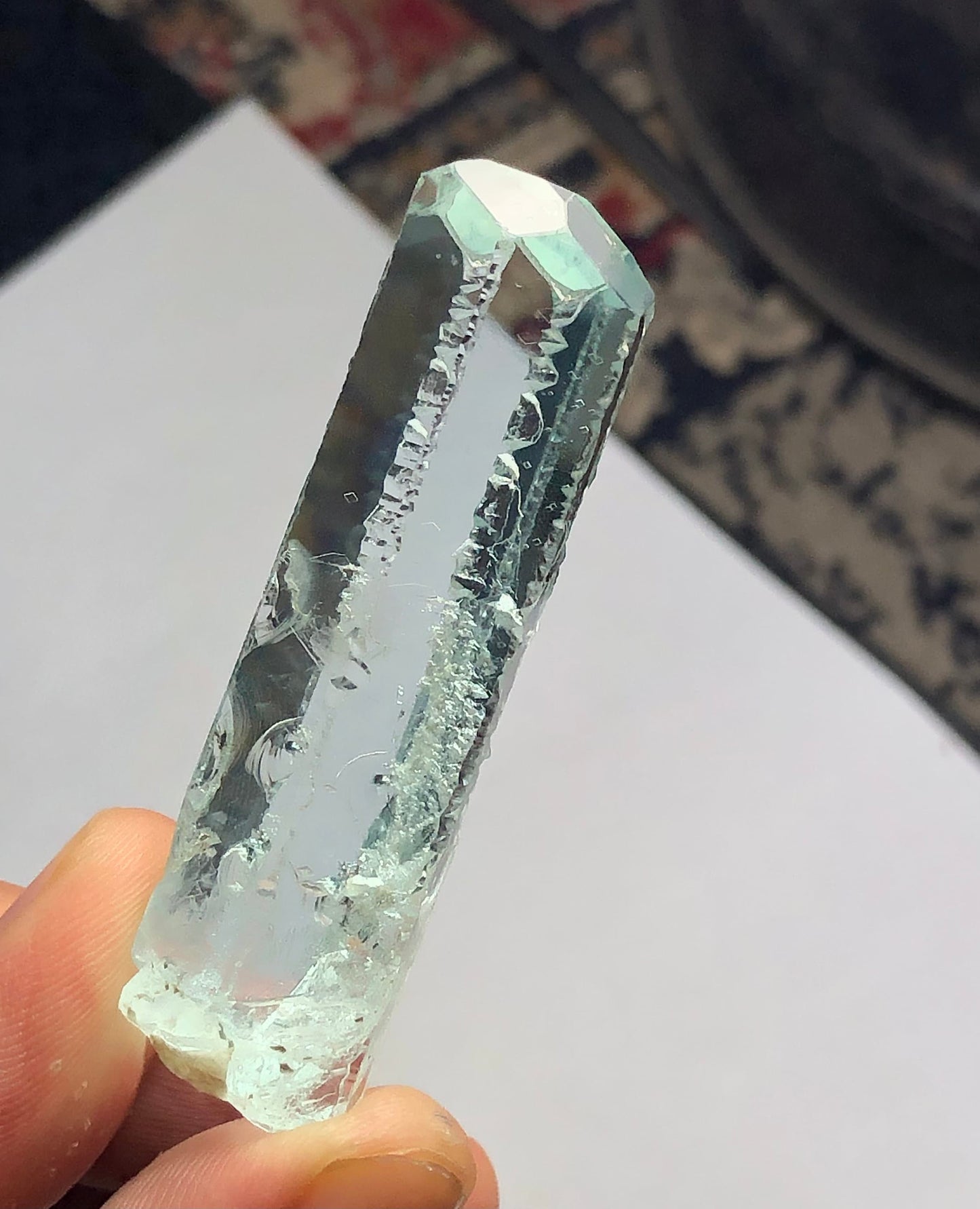 Natural facet grade Aquamarine crystal 103 carat