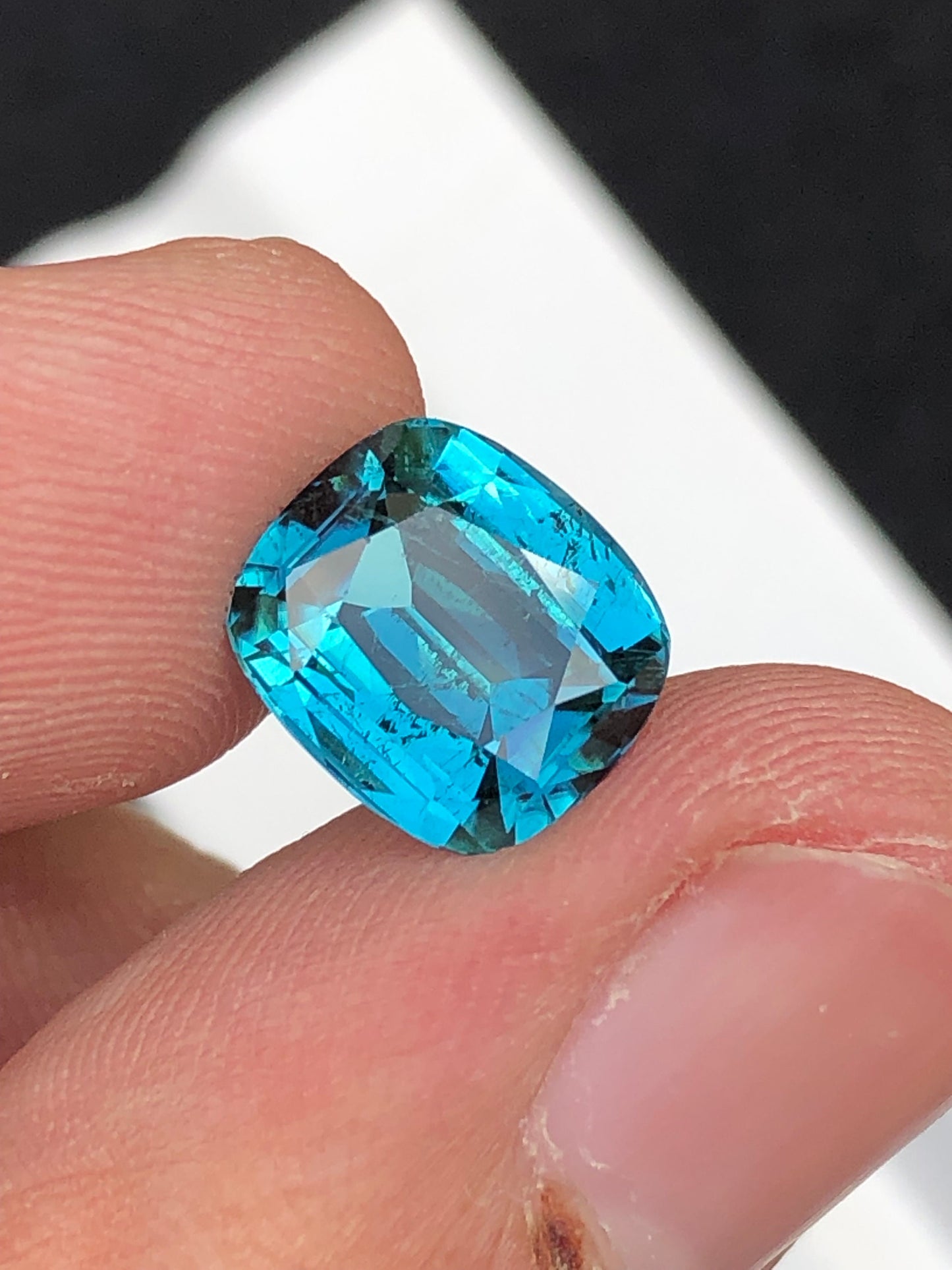 Neon blue tourmaline 3.75 carat