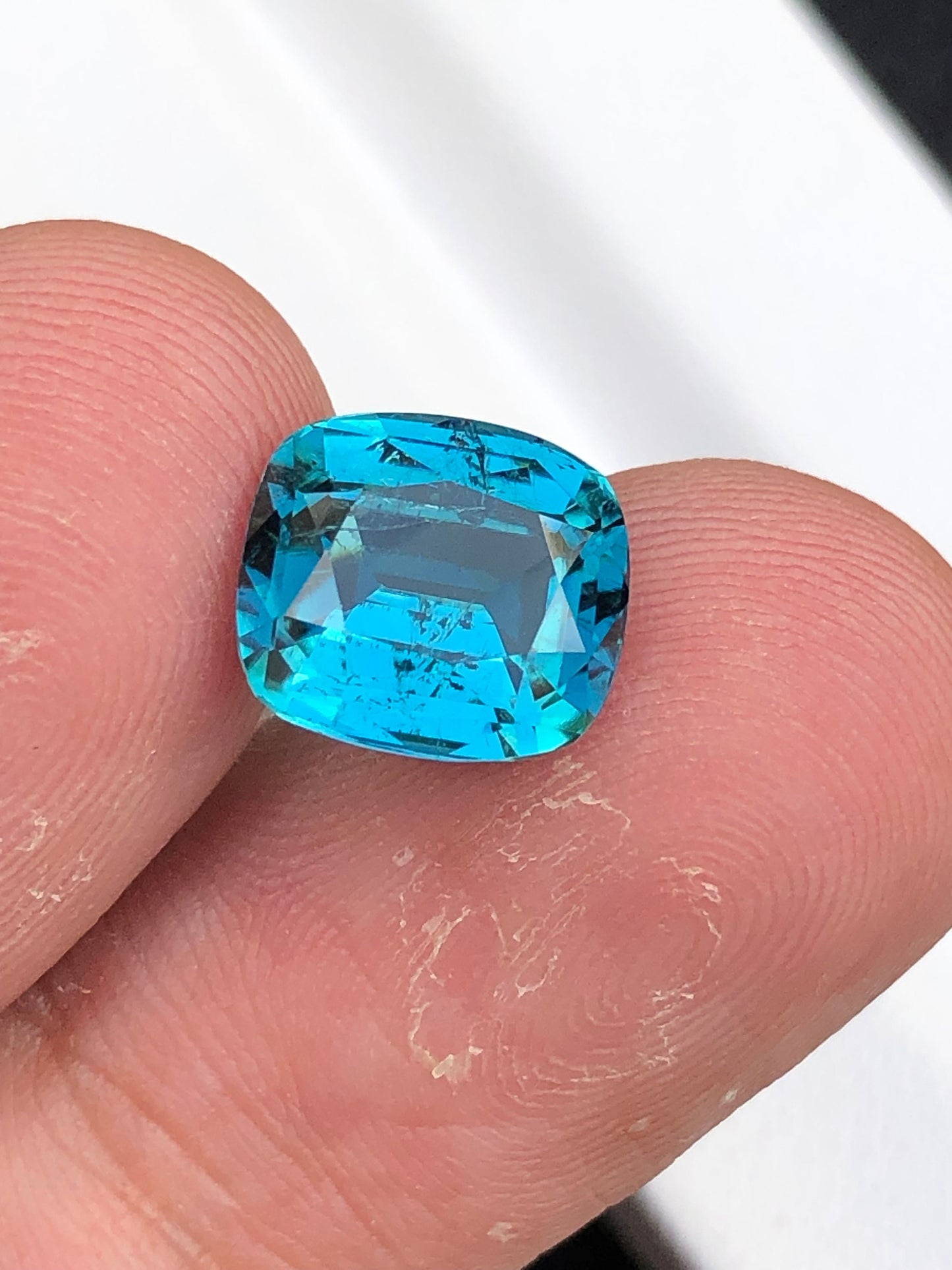 Neon blue tourmaline 3.75 carat