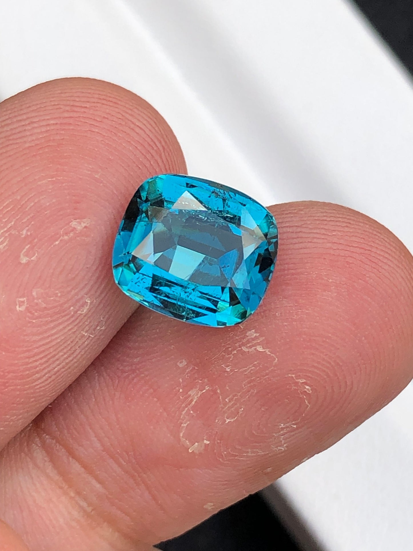 Neon blue tourmaline 3.75 carat