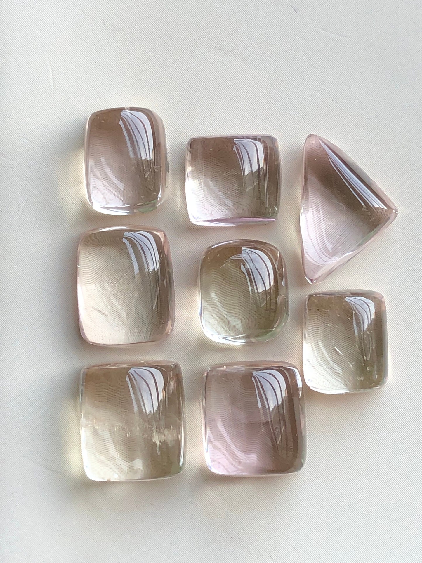 Kunzite cabochons lot 90.90 carats