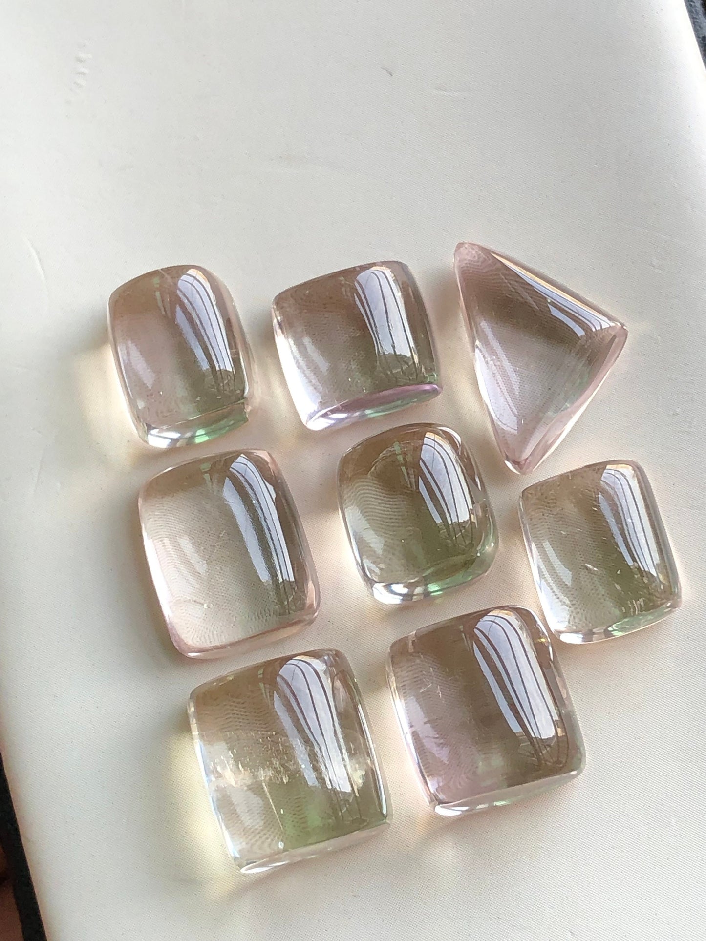 Kunzite cabochons lot 90.90 carats