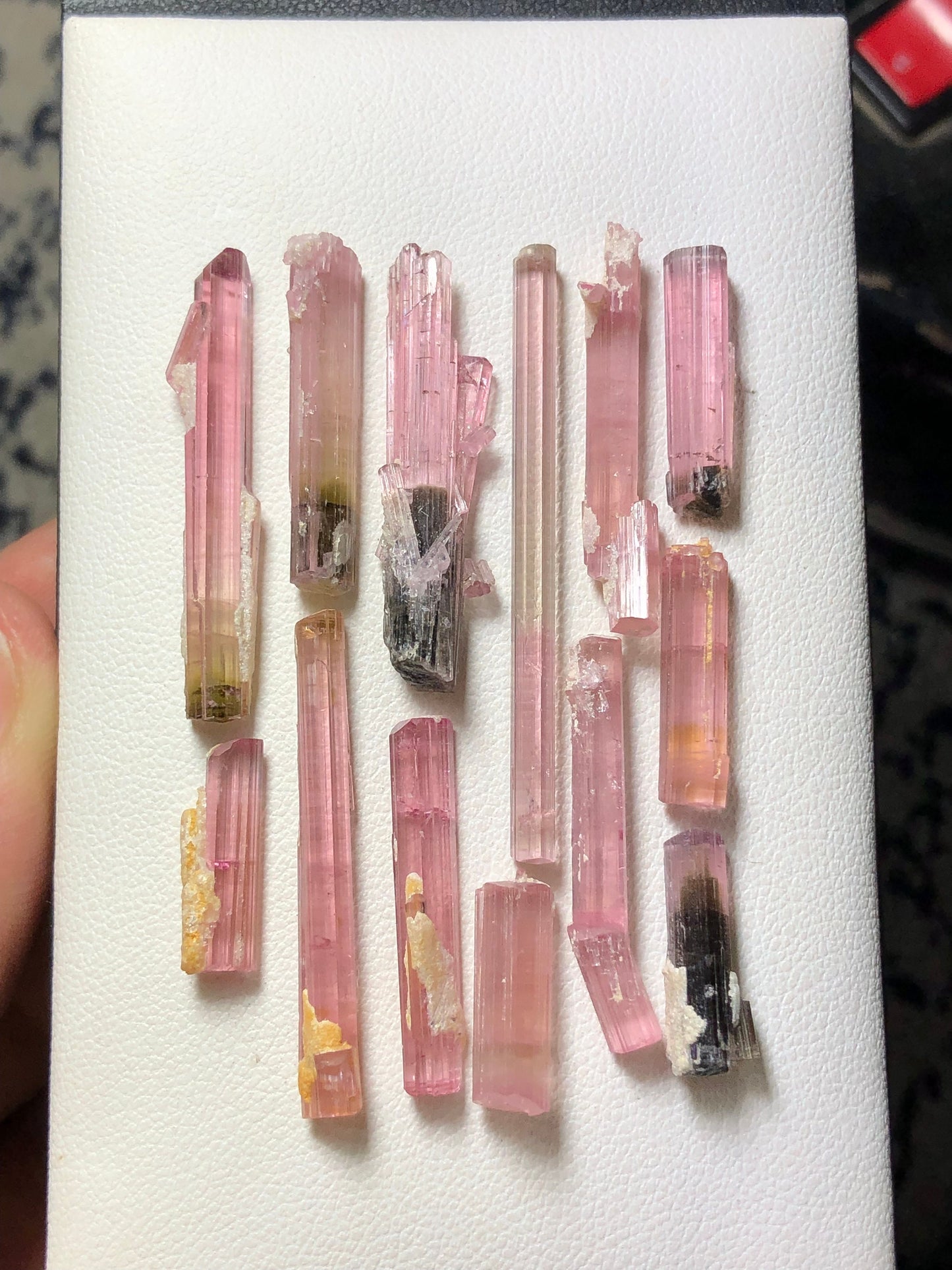 54 carats natural tourmaline crystals origin Afghanistan