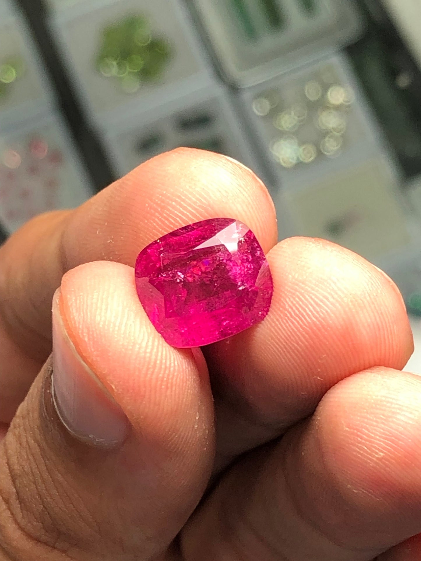 Rubilight tourmaline 6.20 carat