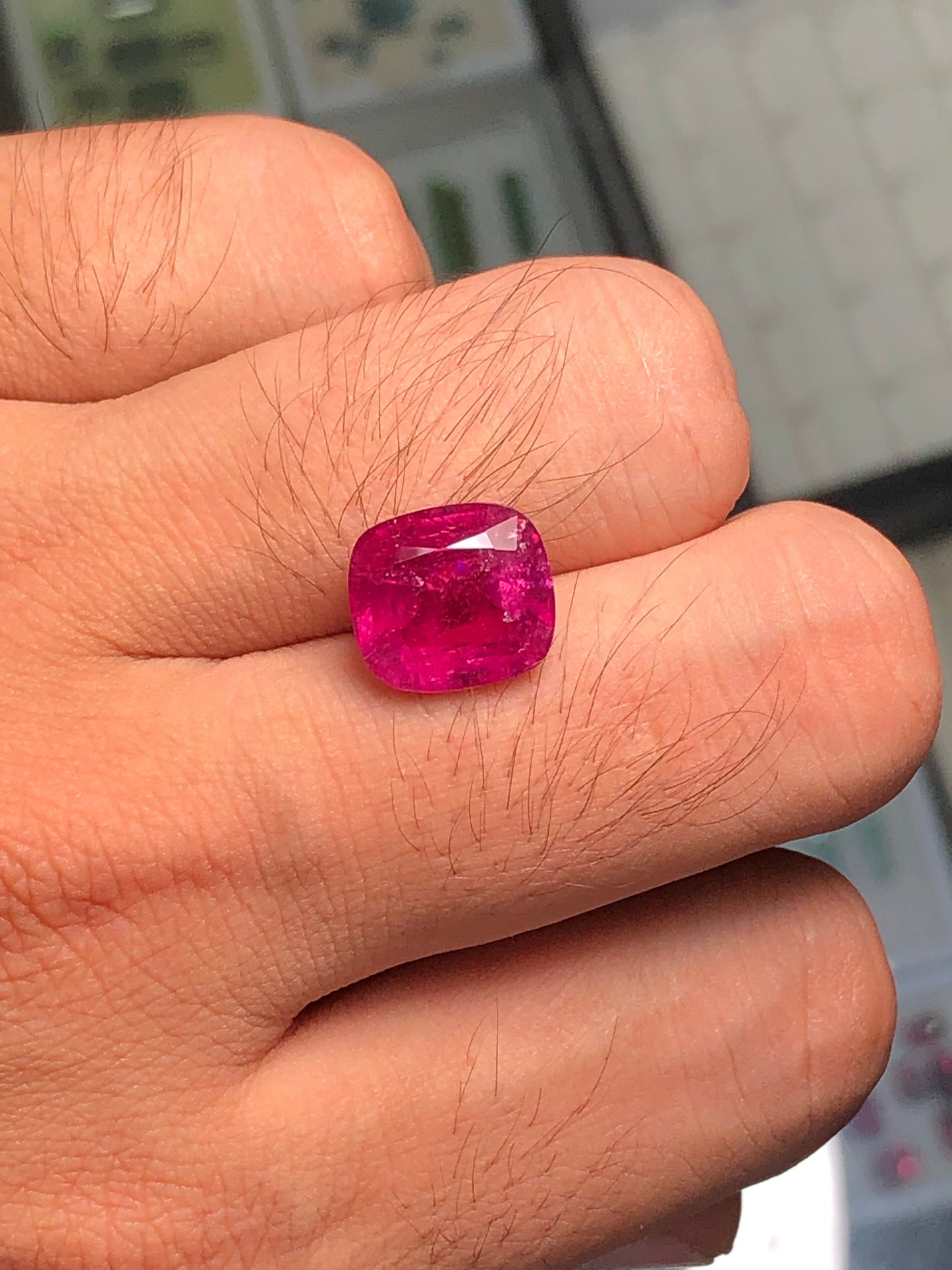 Rubilight tourmaline 6.20 carat