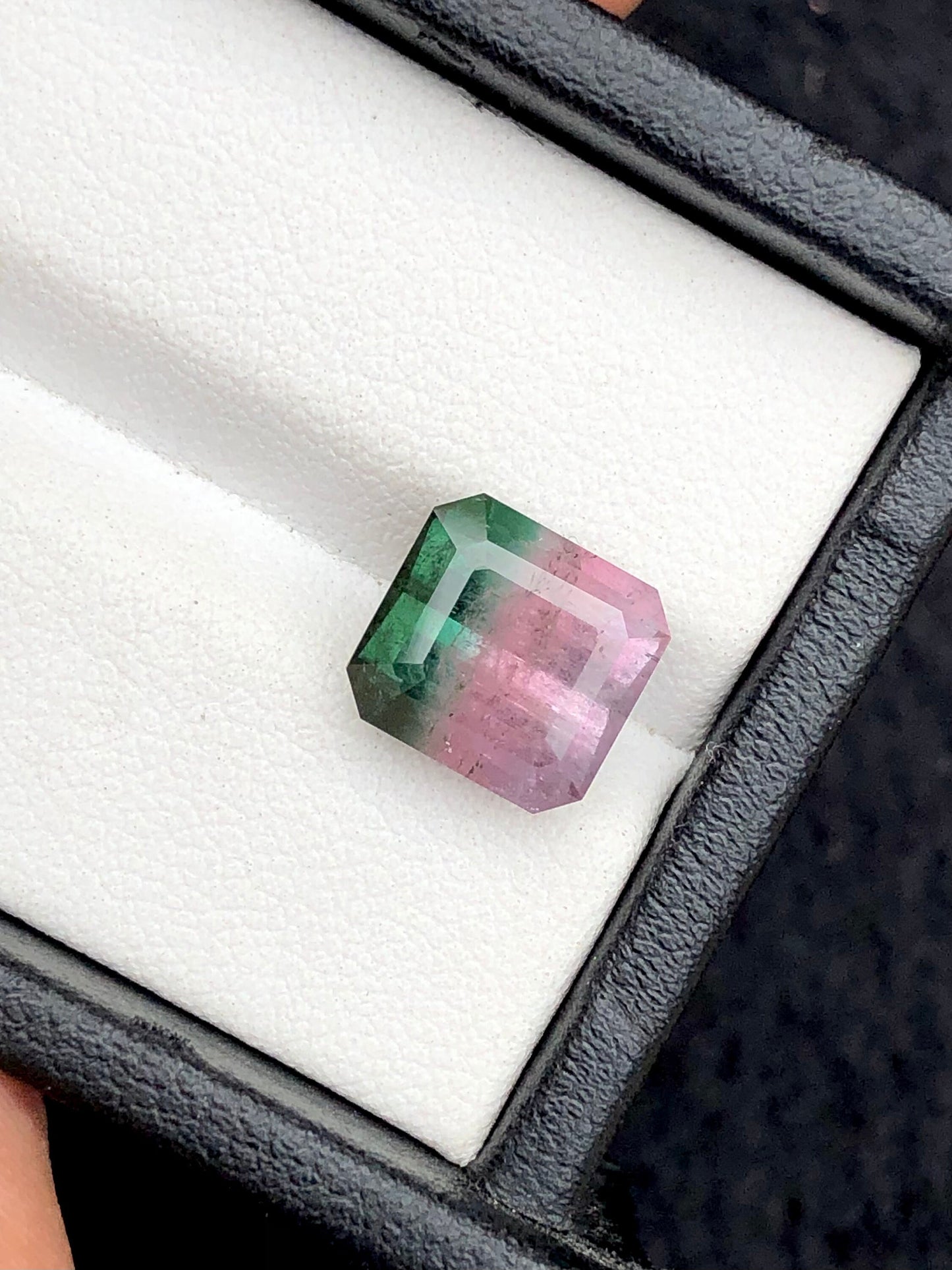 4.55 carat watermelon tourmaline origin Afghanistan dimension:9*9*7mm