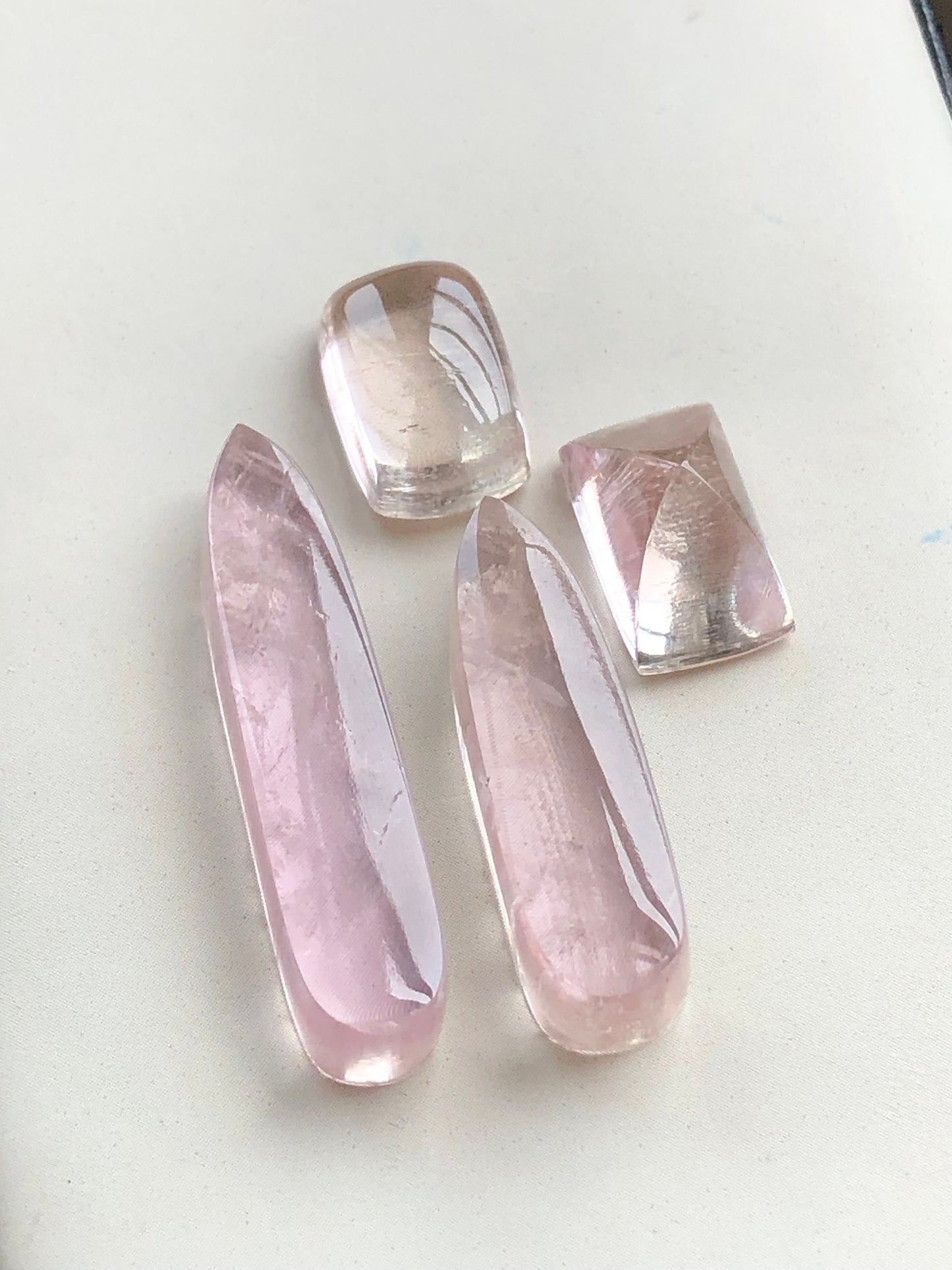 Kunzite cabochons lot 58.30 carats