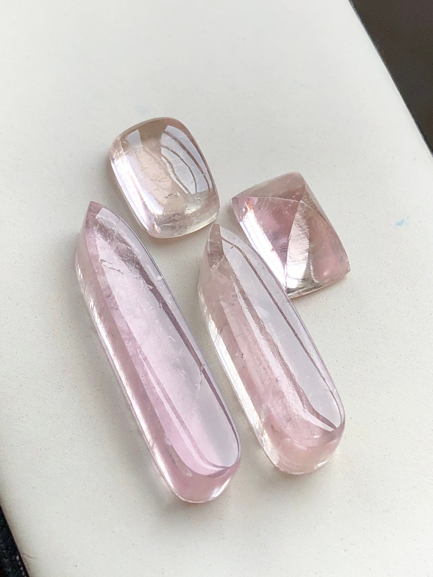 Kunzite cabochons lot 58.30 carats