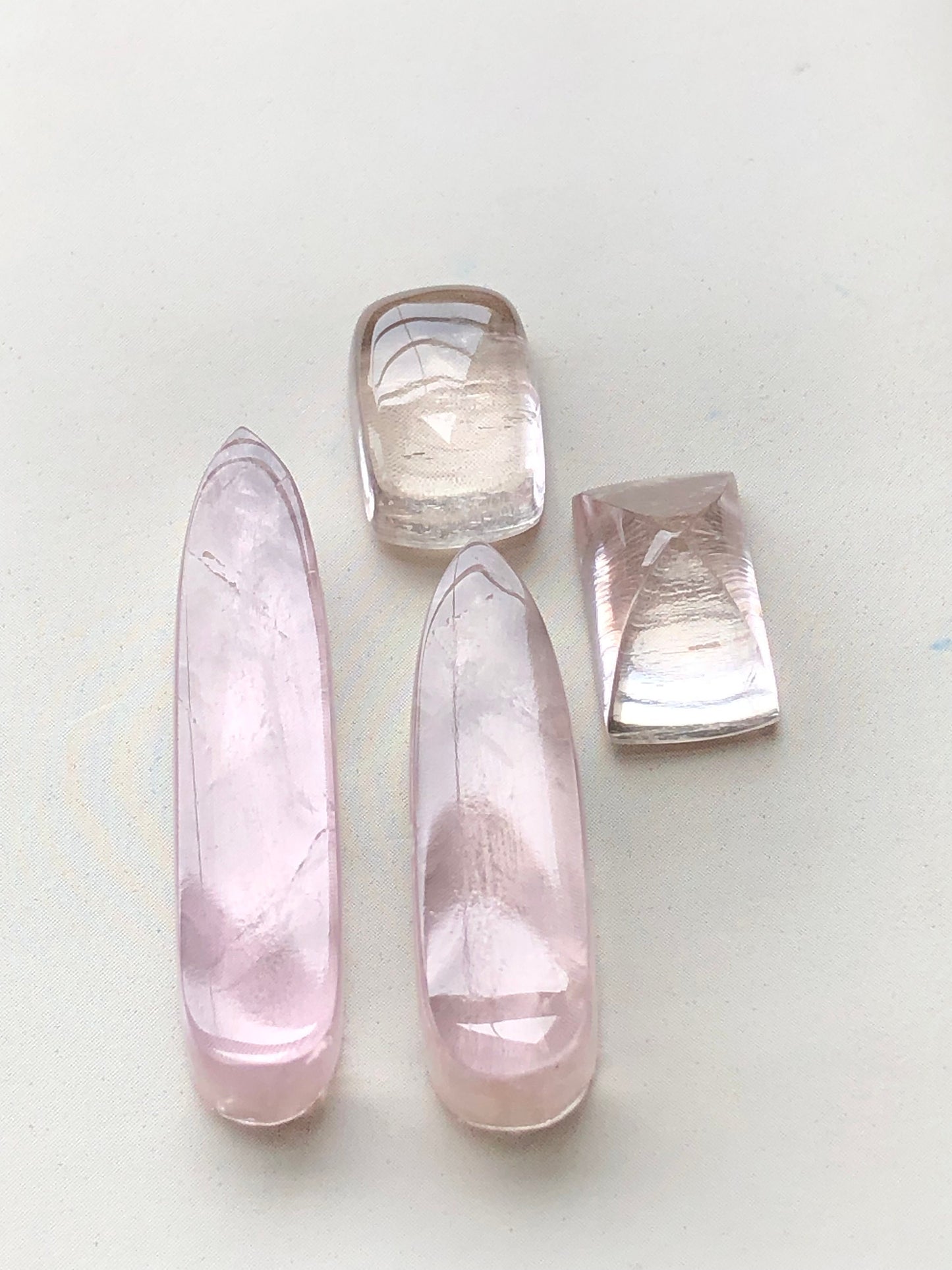 Kunzite cabochons lot 58.30 carats