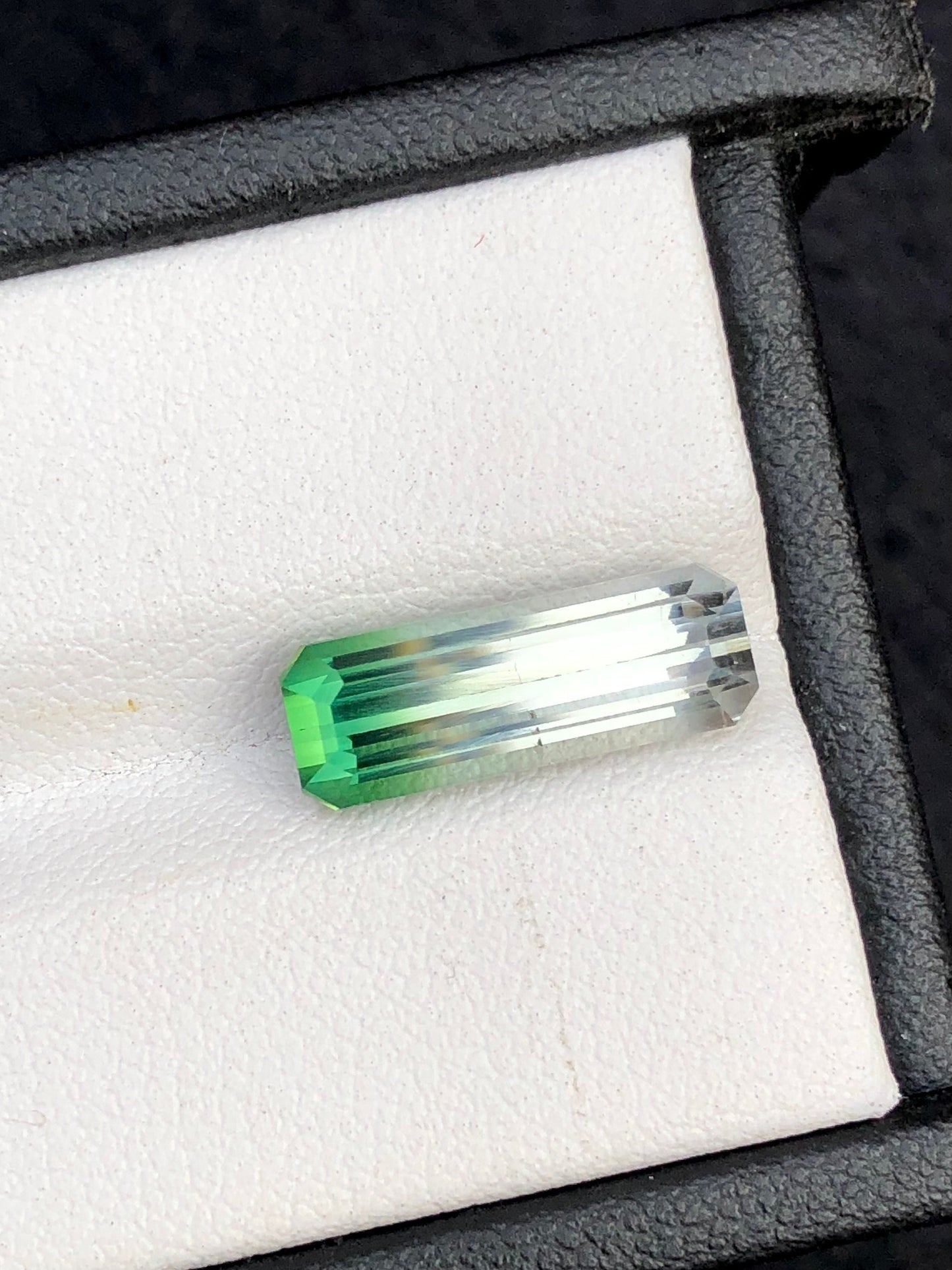 Natural unique bi colour tourmaline 4.50 carat