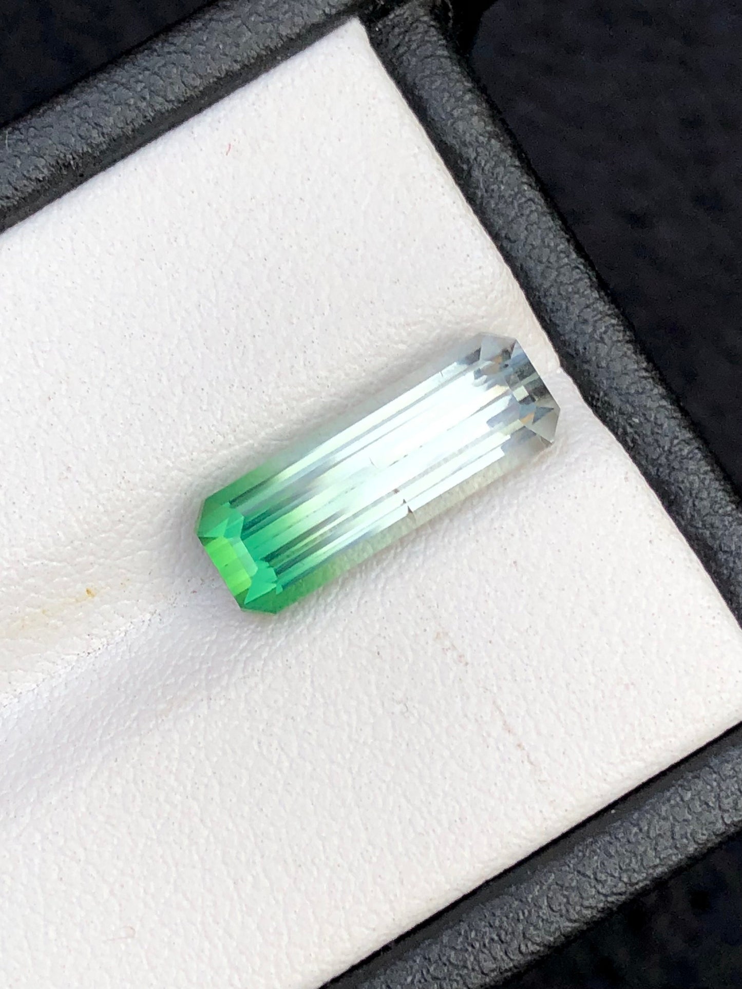 Natural unique bi colour tourmaline 4.50 carat