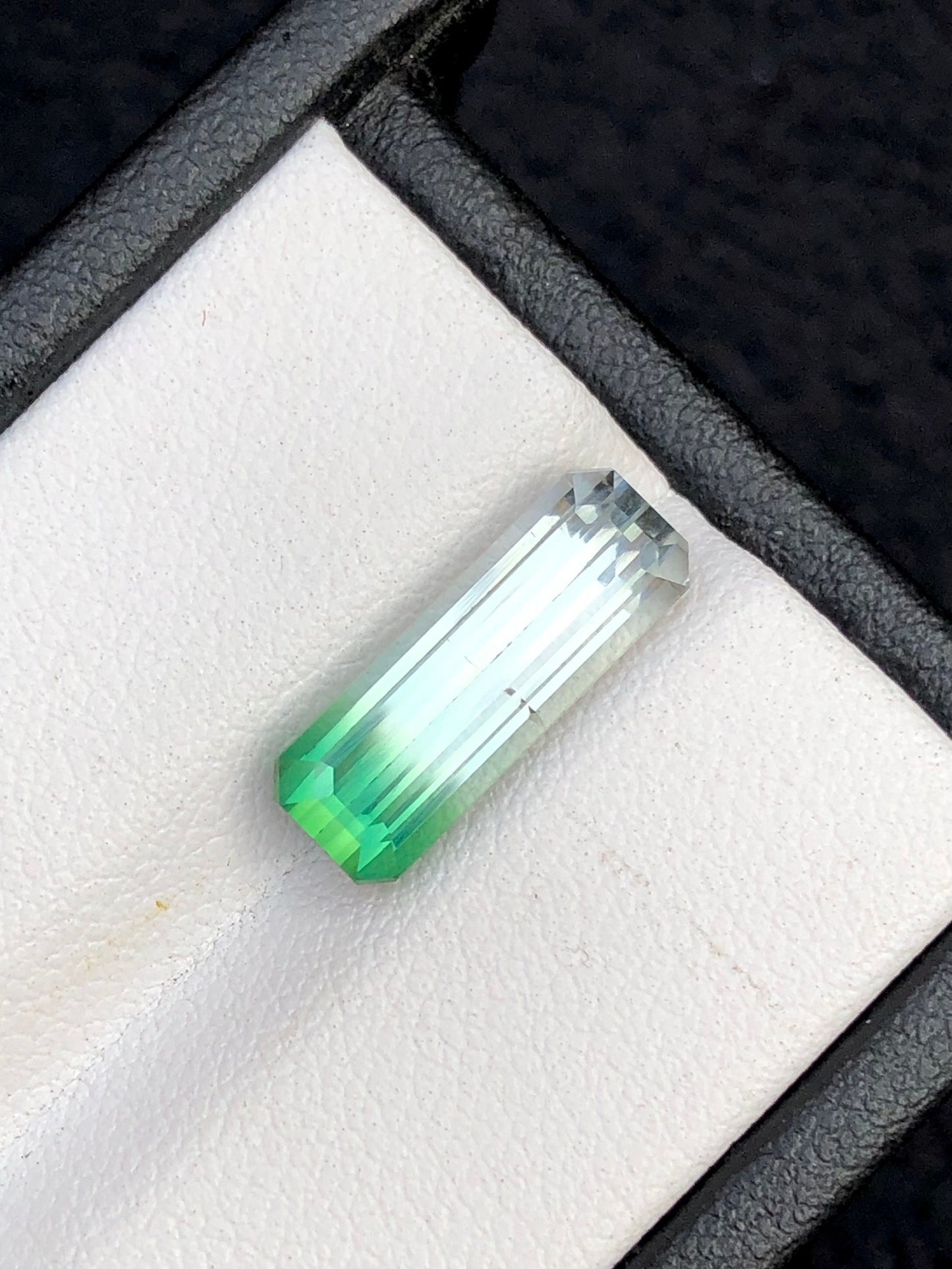 Natural unique bi colour tourmaline 4.50 carat