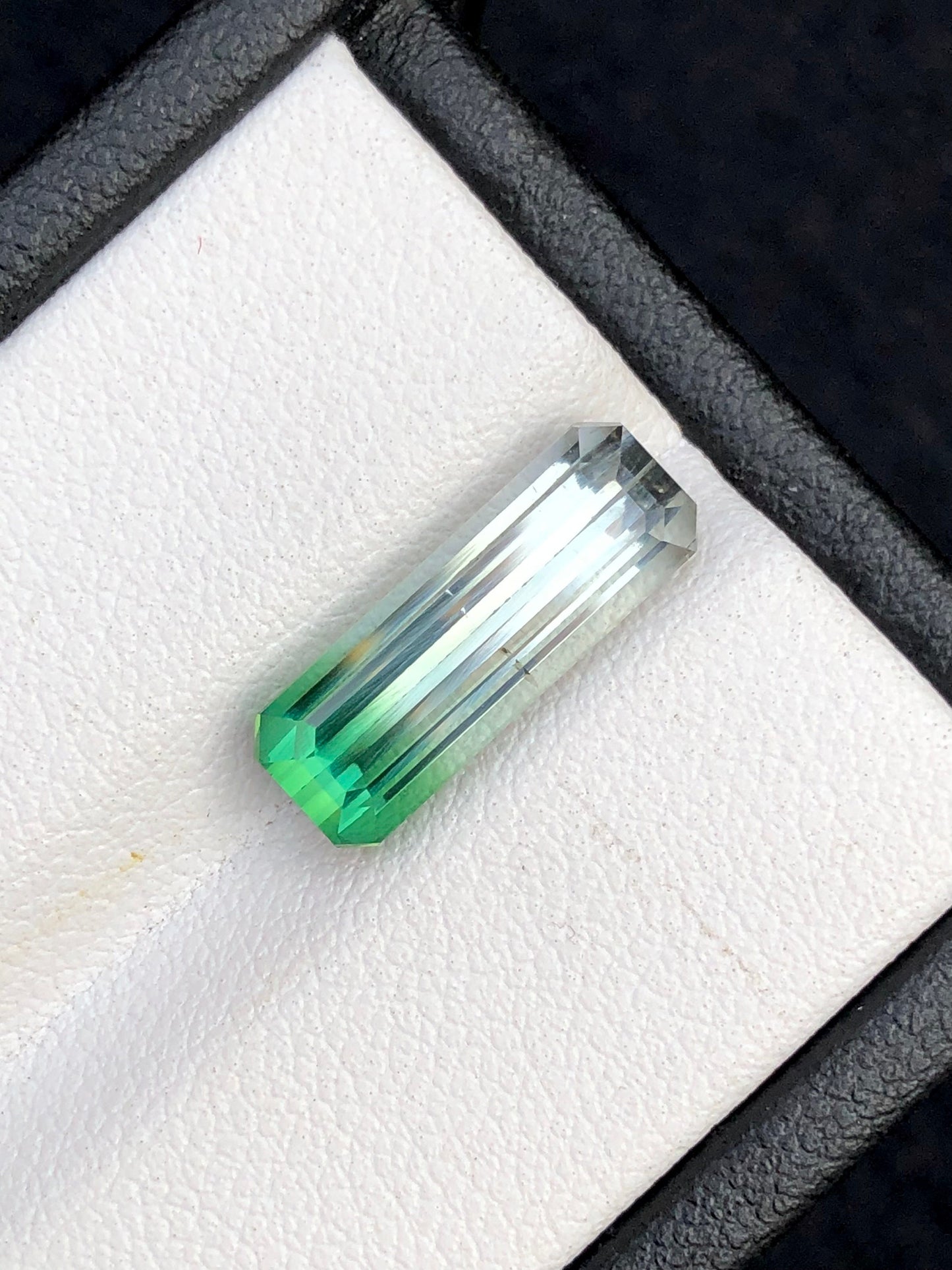 Natural unique bi colour tourmaline 4.50 carat