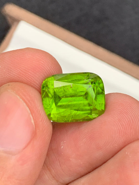 Natural peridot 12.60 carat