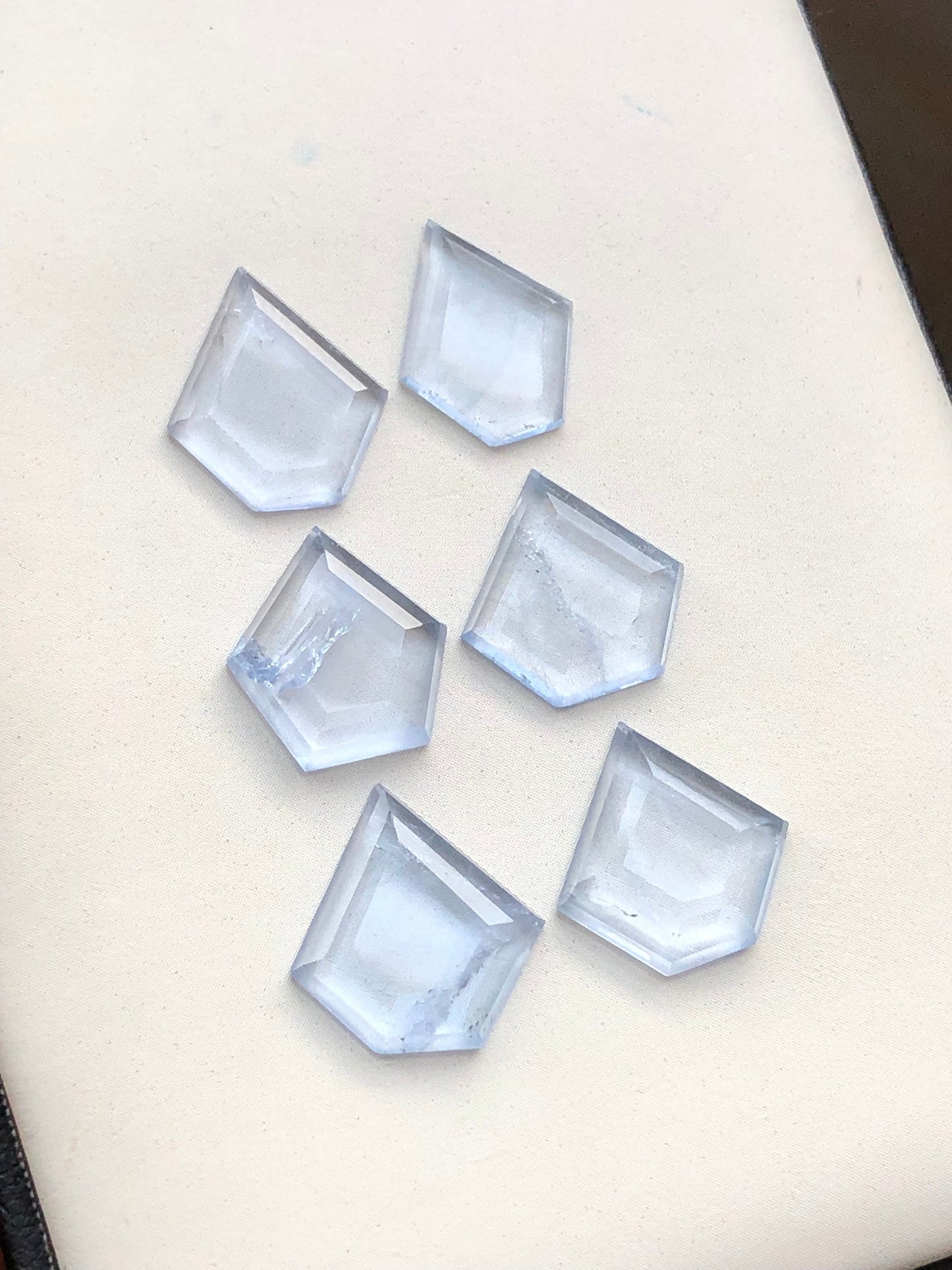 Ghoshanite pairs rose cuts 14.80 carats