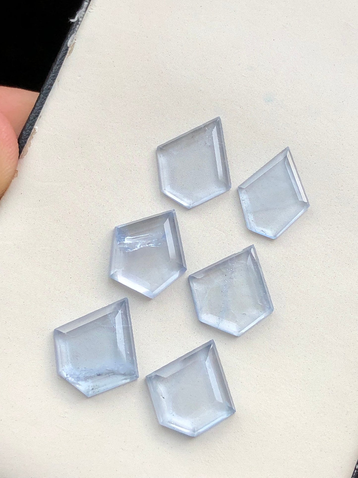 Ghoshanite pairs rose cuts 14.80 carats