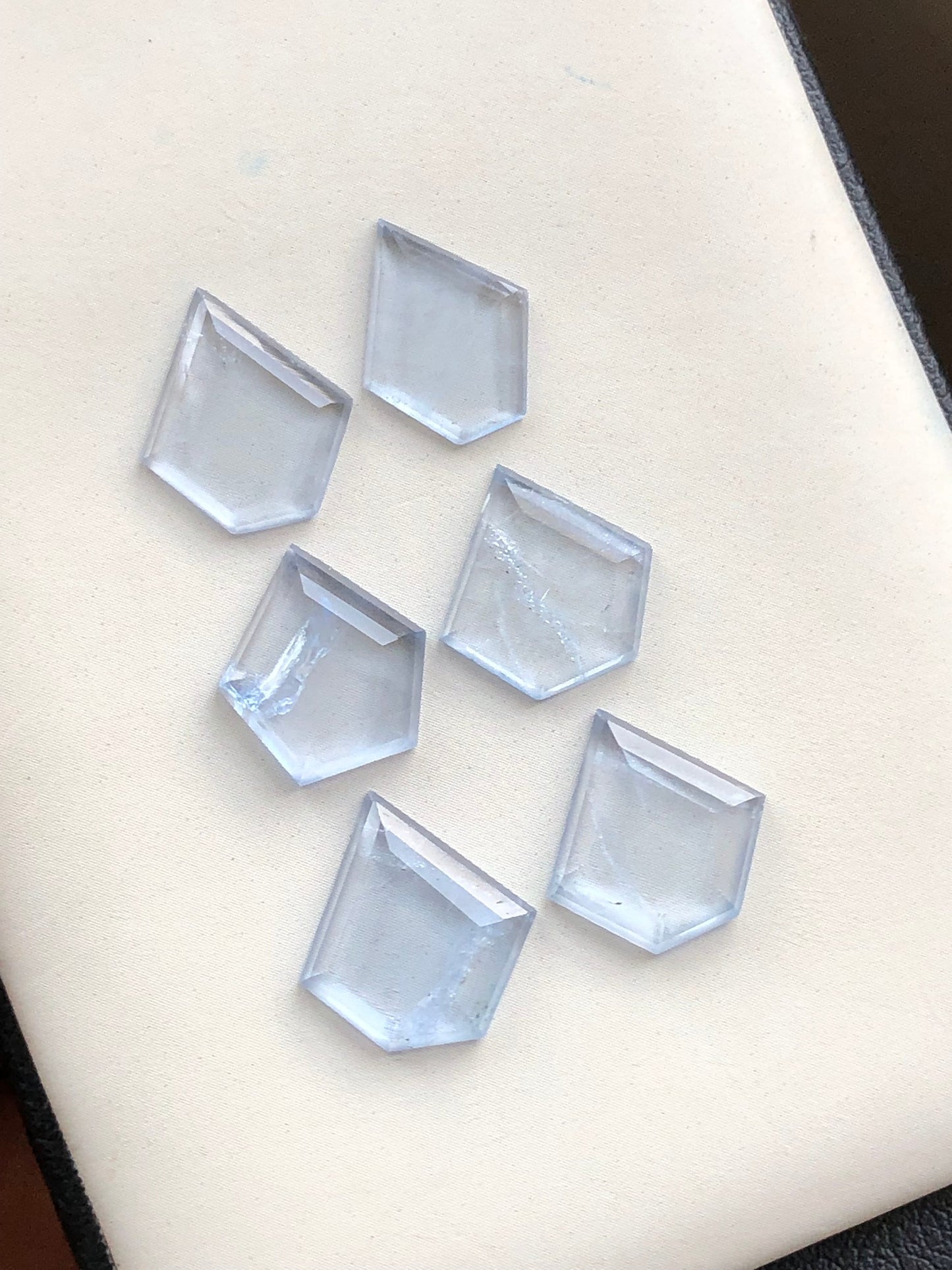 Ghoshanite pairs rose cuts 14.80 carats