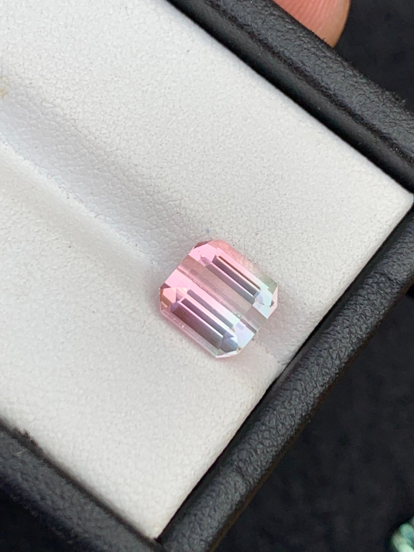 Natural Bi colour tourmaline 2.30 carat