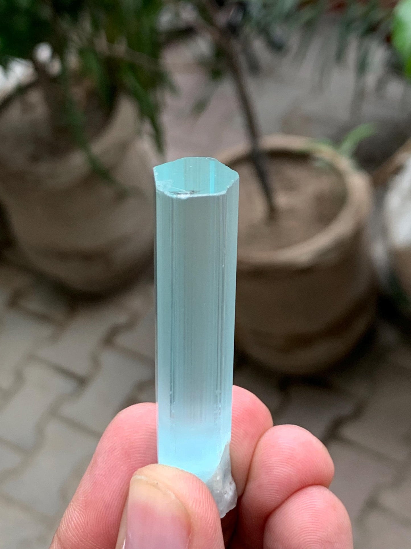 18 gram natural aquamarine crystal