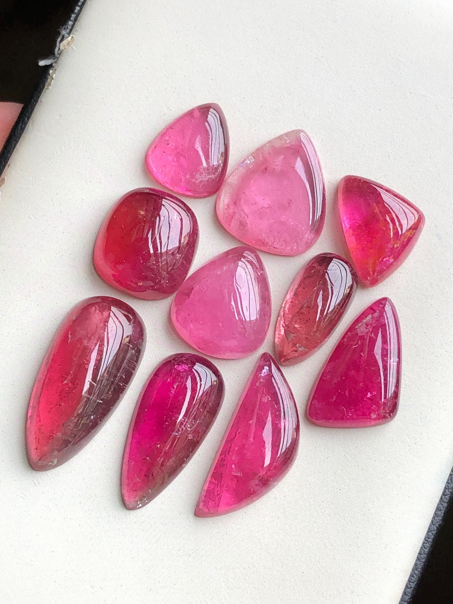 53.40 carats pink tourmaline cabochons lot origin Afghanistan kunar mines