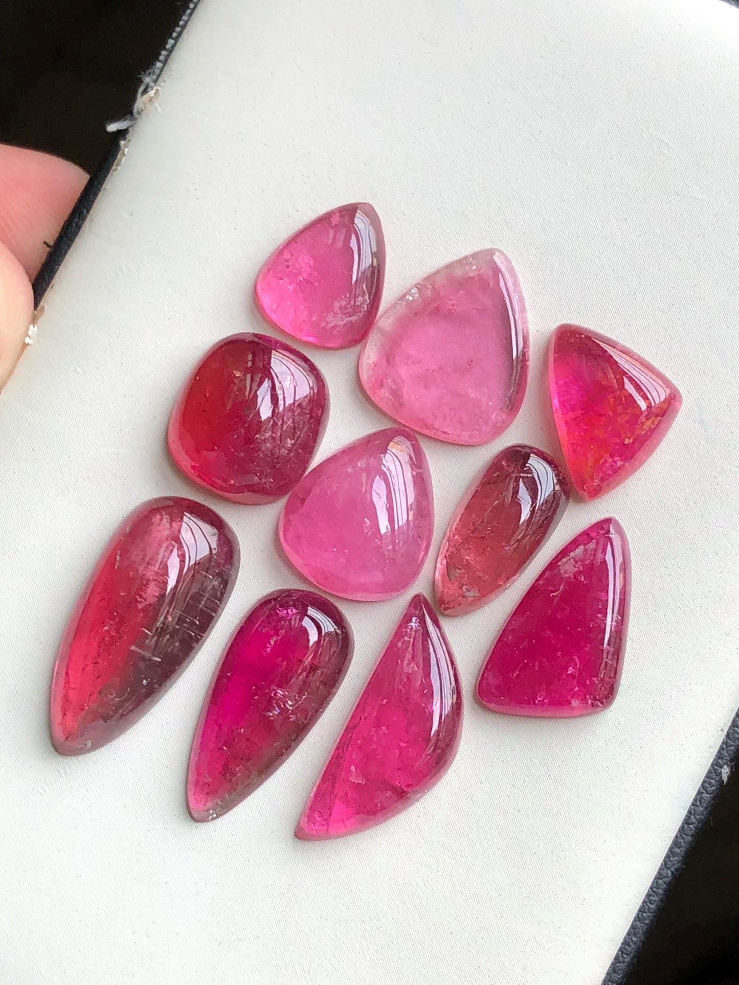 53.40 carats pink tourmaline cabochons lot origin Afghanistan kunar mines