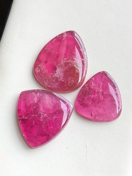 39.70 carats pink tourmaline cabochons lot origin Afghanistan kunar mines