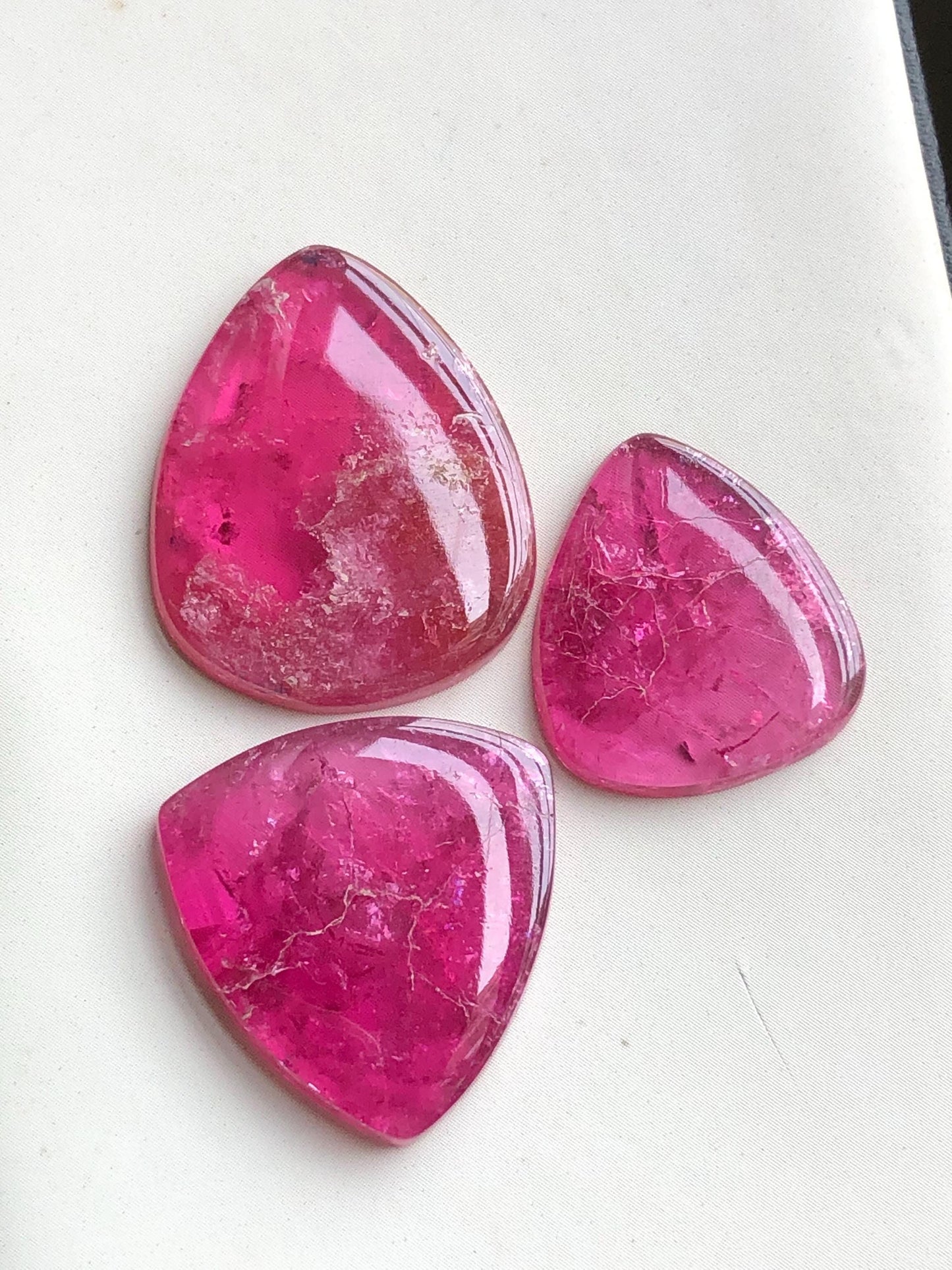 39.70 carats pink tourmaline cabochons lot origin Afghanistan kunar mines