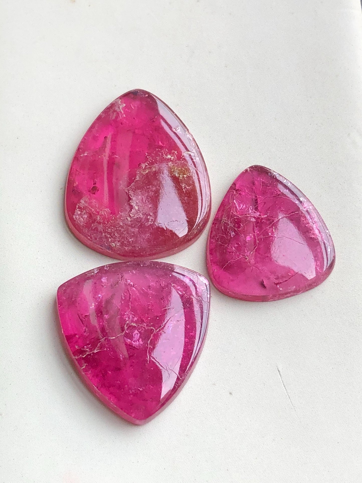 39.70 carats pink tourmaline cabochons lot origin Afghanistan kunar mines