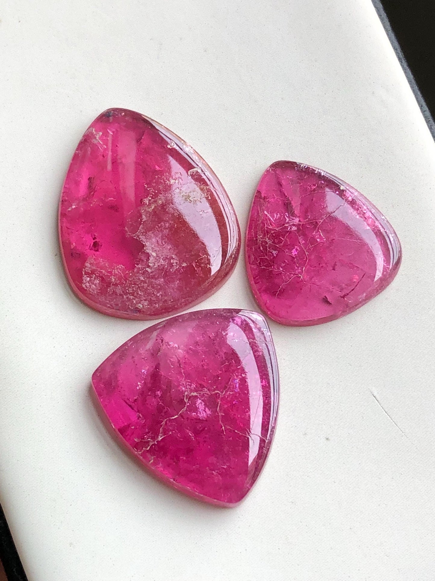 39.70 carats pink tourmaline cabochons lot origin Afghanistan kunar mines