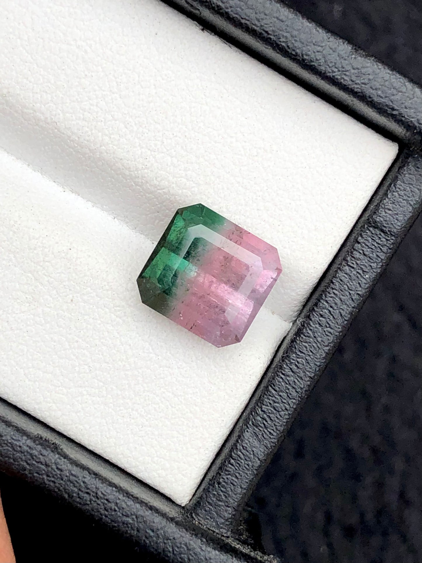 4.55 carat watermelon tourmaline origin Afghanistan dimension:9*9*7mm