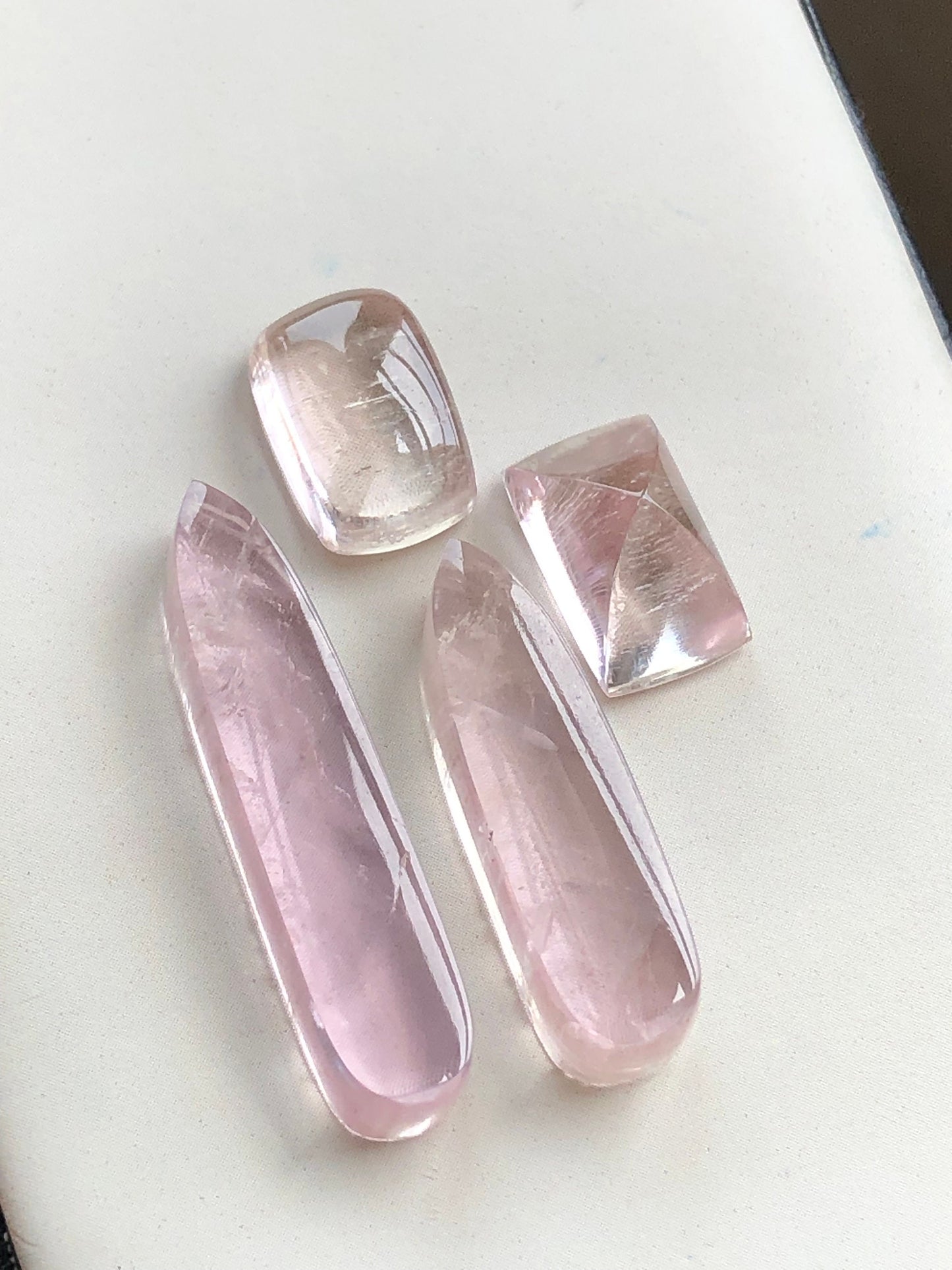 Kunzite cabochons lot 58.30 carats