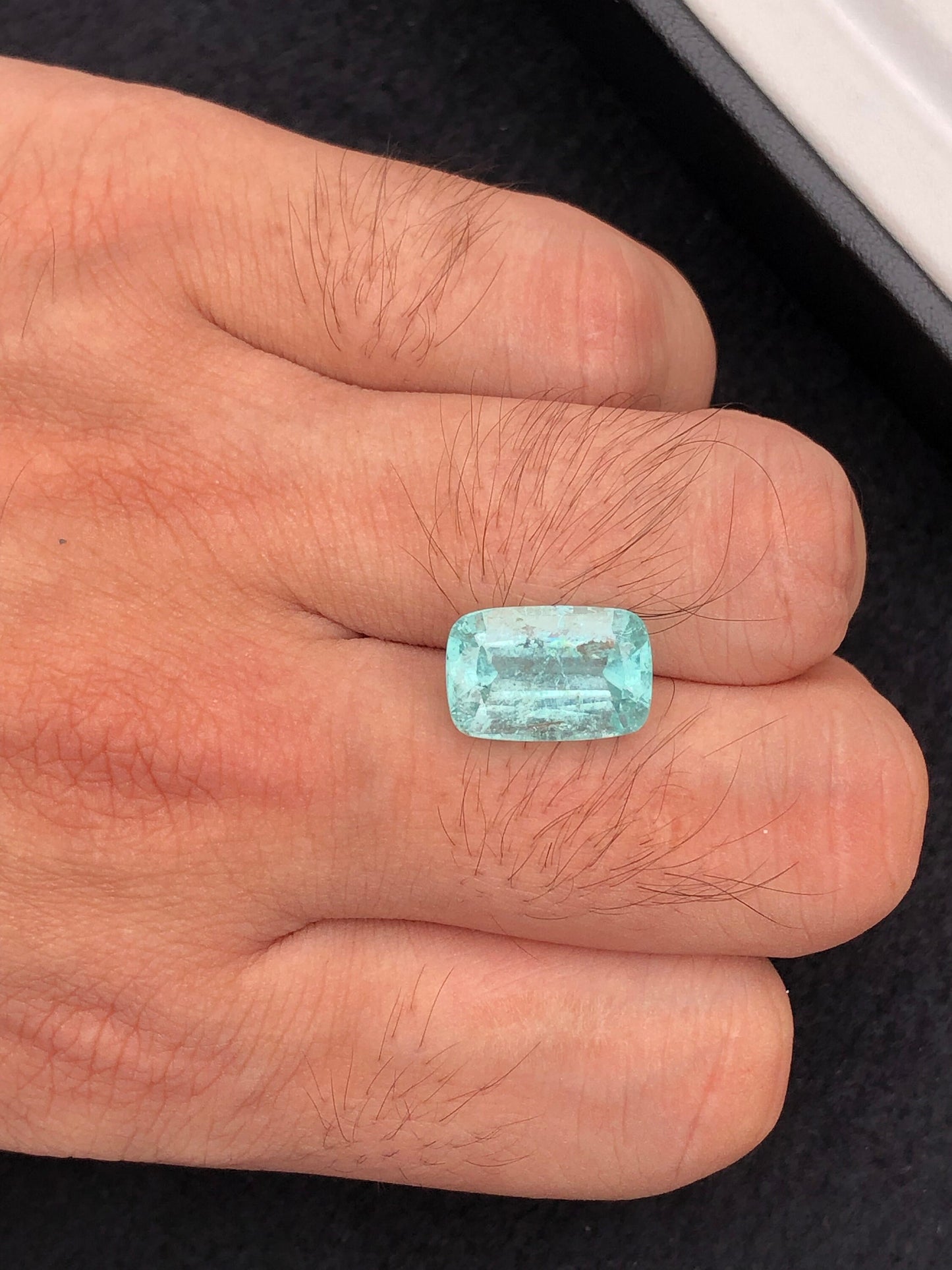 7.15 ct paraiba colour tourmaline dimension:14*9*7mm